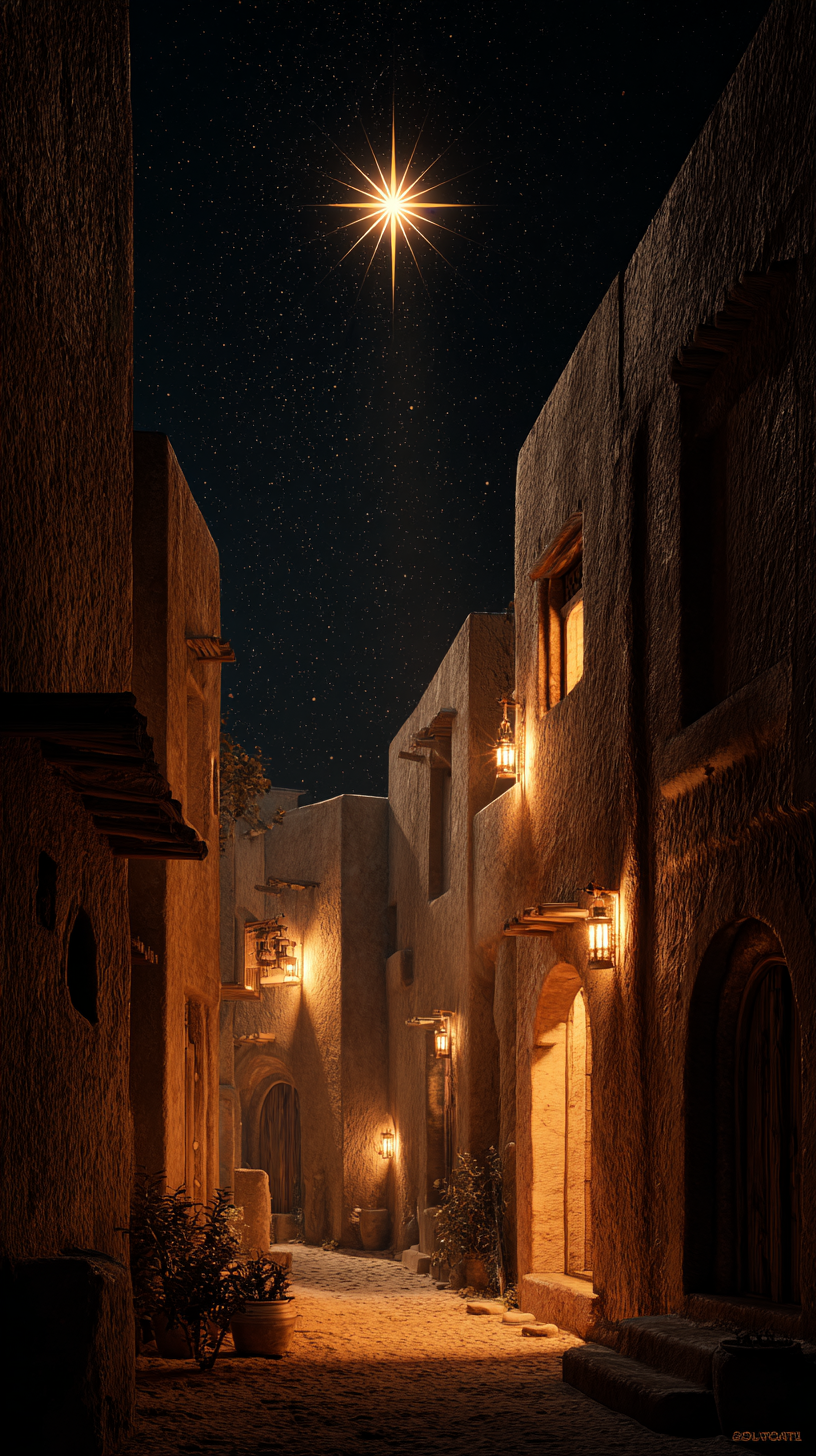 fond d'écran Étoile de Bethléem téléphone Oppo gratuit