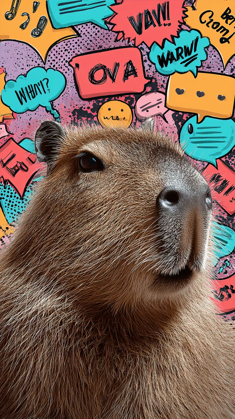 fond d'écran Capybara updated android 4k gratuit
