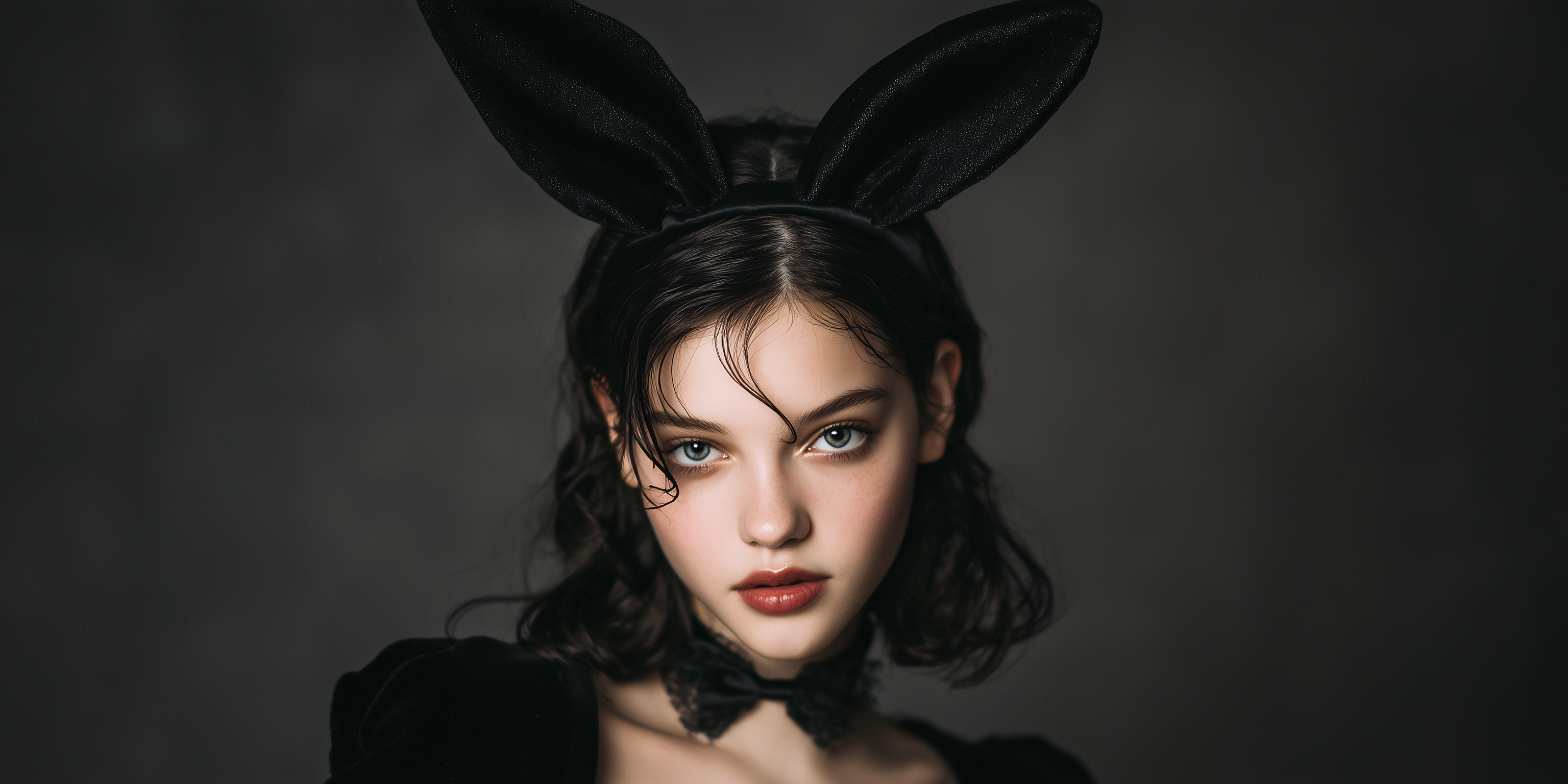 fond d'écran fille lapin ultra hd 3840x2160 téléchargement gratuit