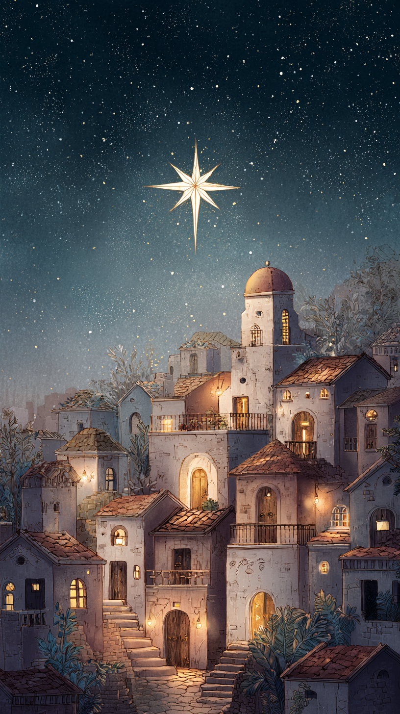 fond d'écran Étoile de Bethléem téléphone Google télécharger gratuit