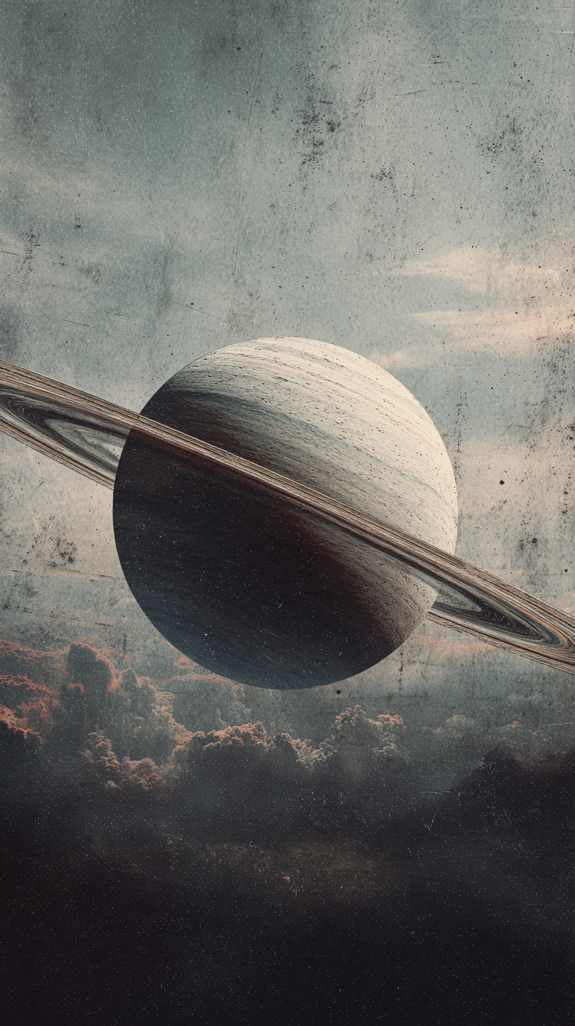 fond d'écran Saturne iphone 8 télécharger gratuit