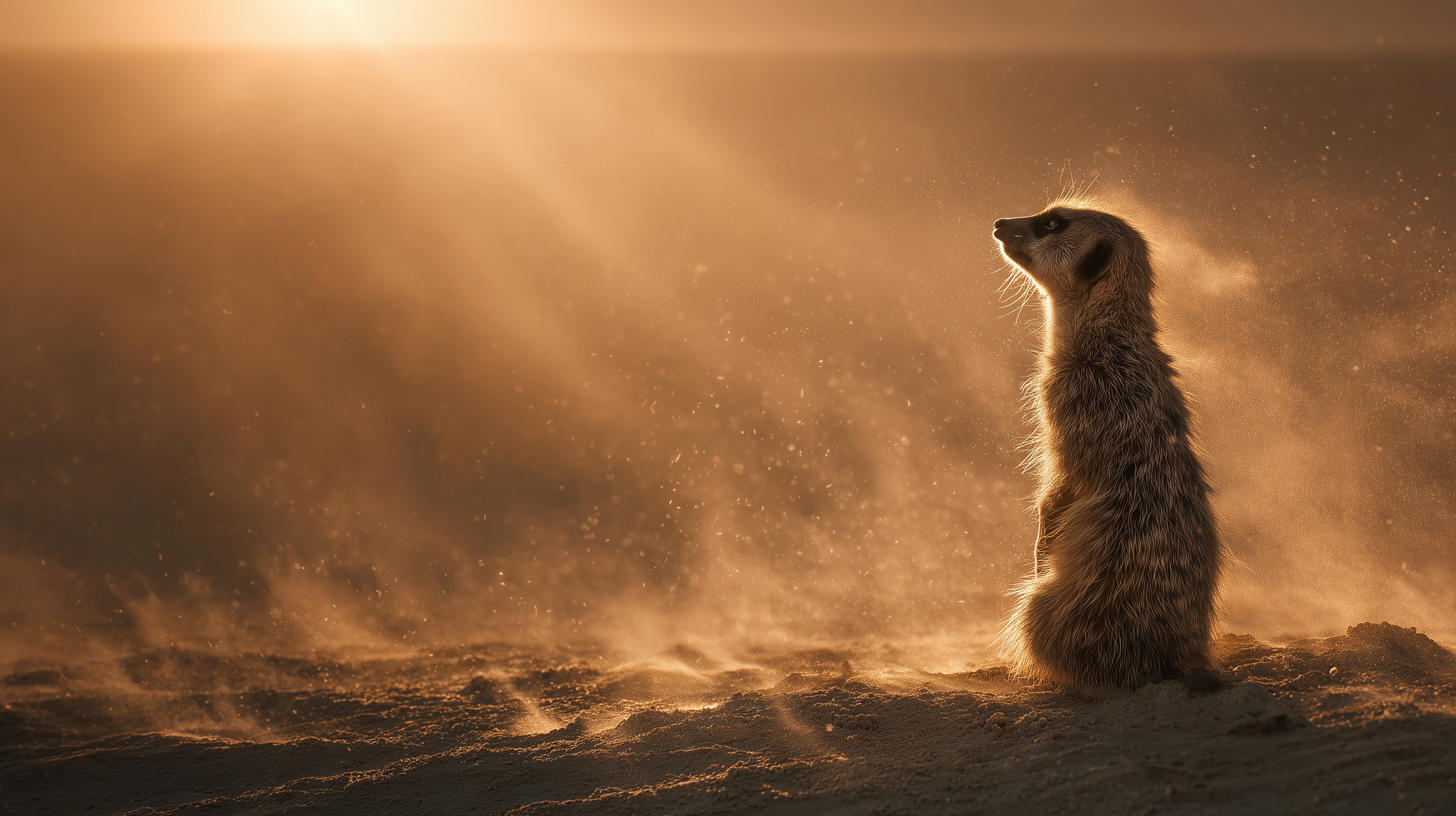 fond d'écran Suricate pc mac téléchargement gratuit