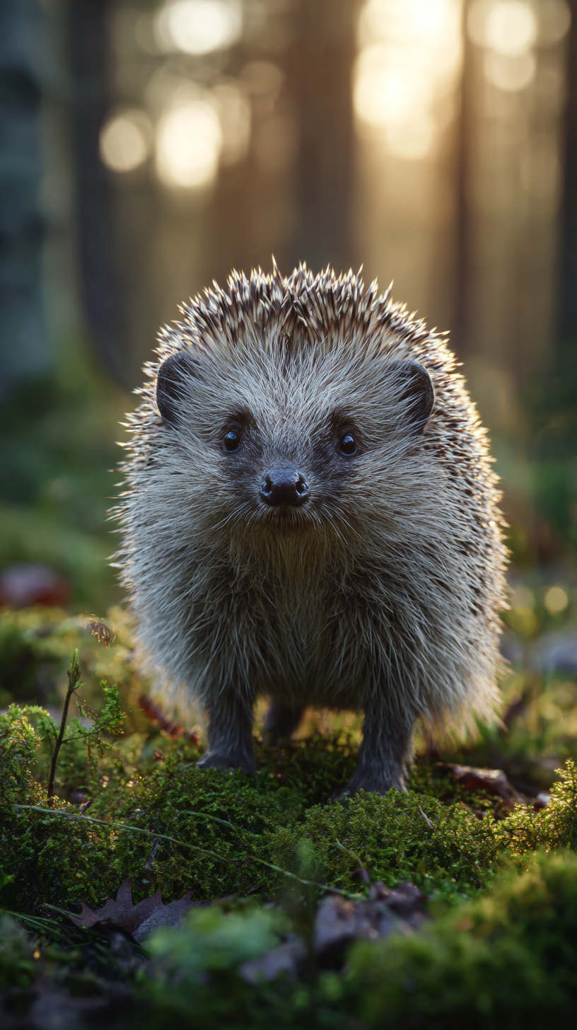 fond d'écran Hérisson iphone 16 pro max gratuit