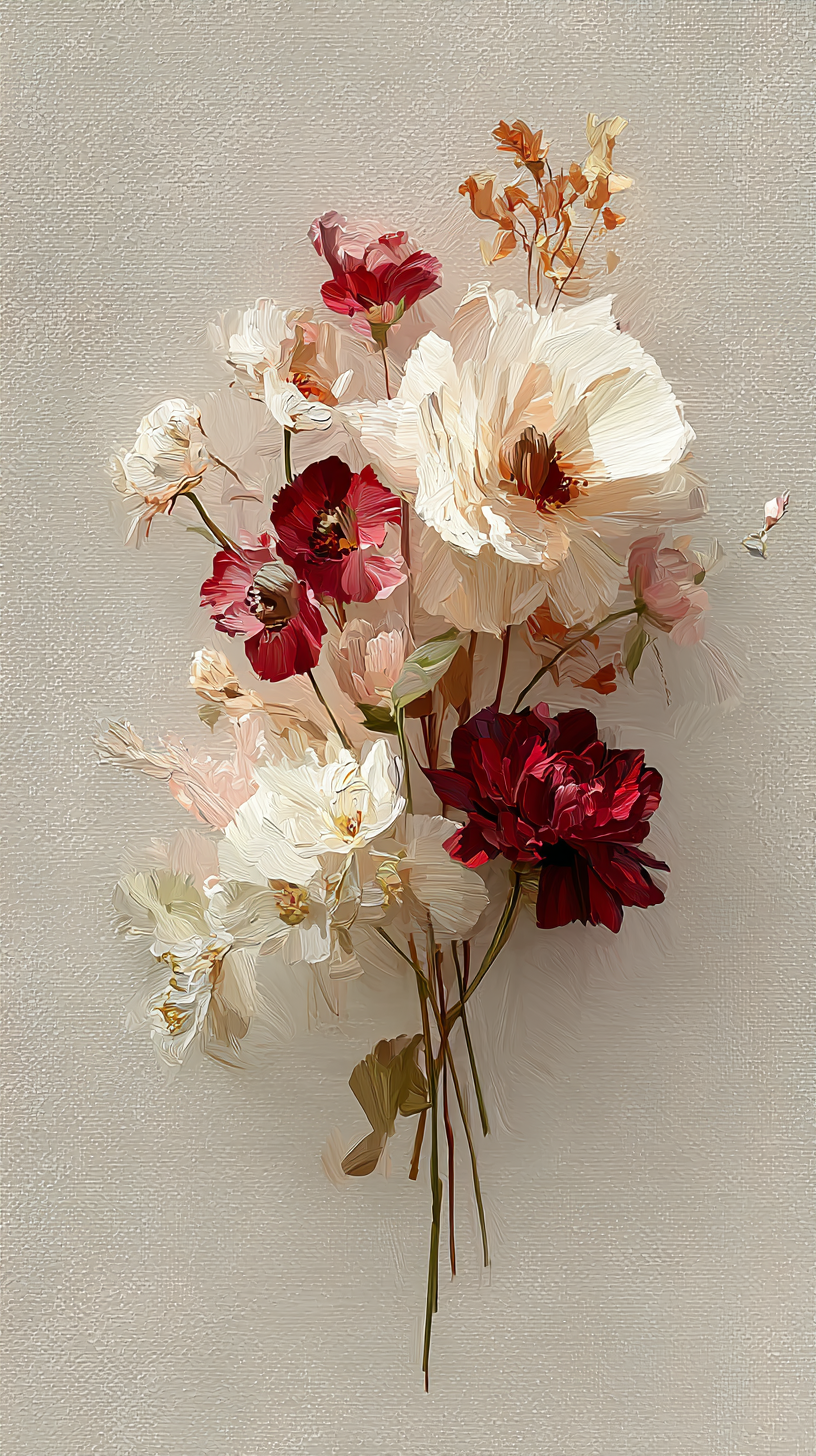 fond d'écran Bouquet de fleurs iphone 15 4k gratuit