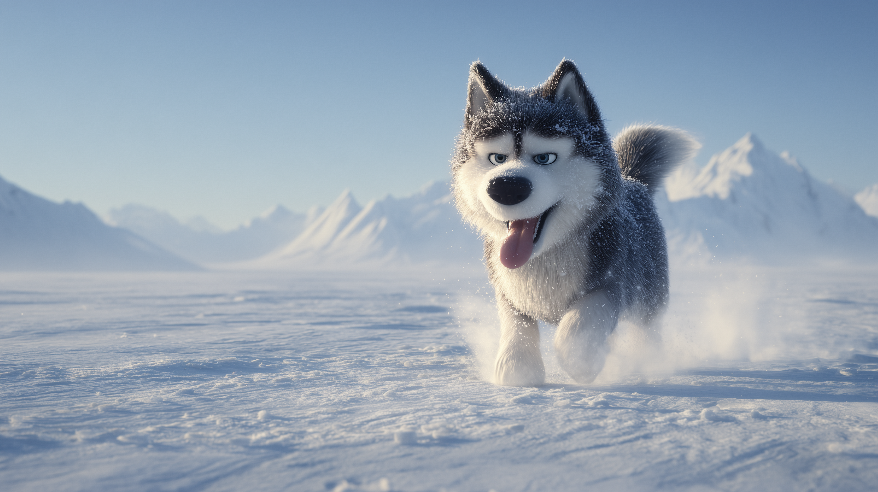 fond d'écran Husky windows 11 gratuit téléchargement gratuit