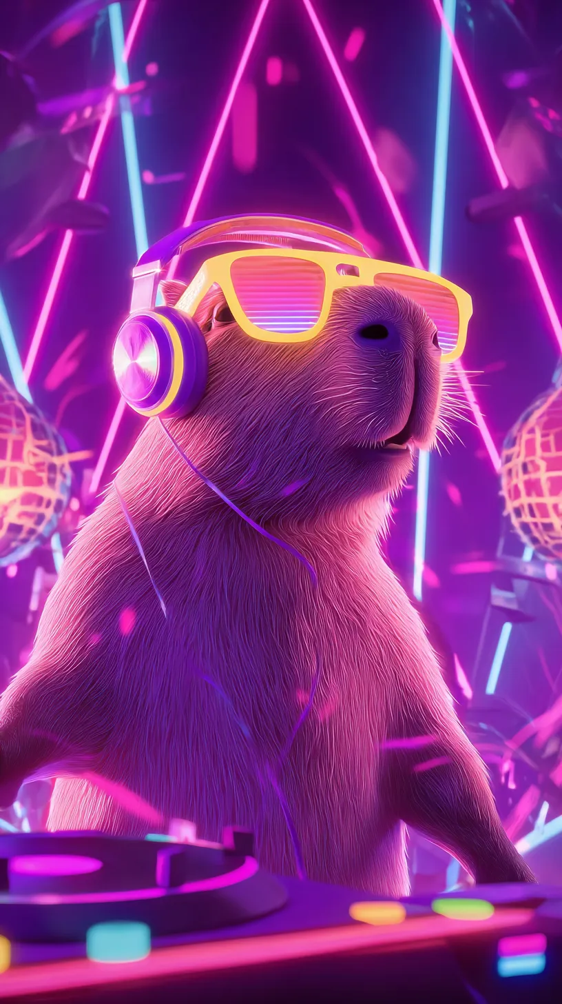 fond d'écran Capybara updated iphone 15 pro max 4k gratuit