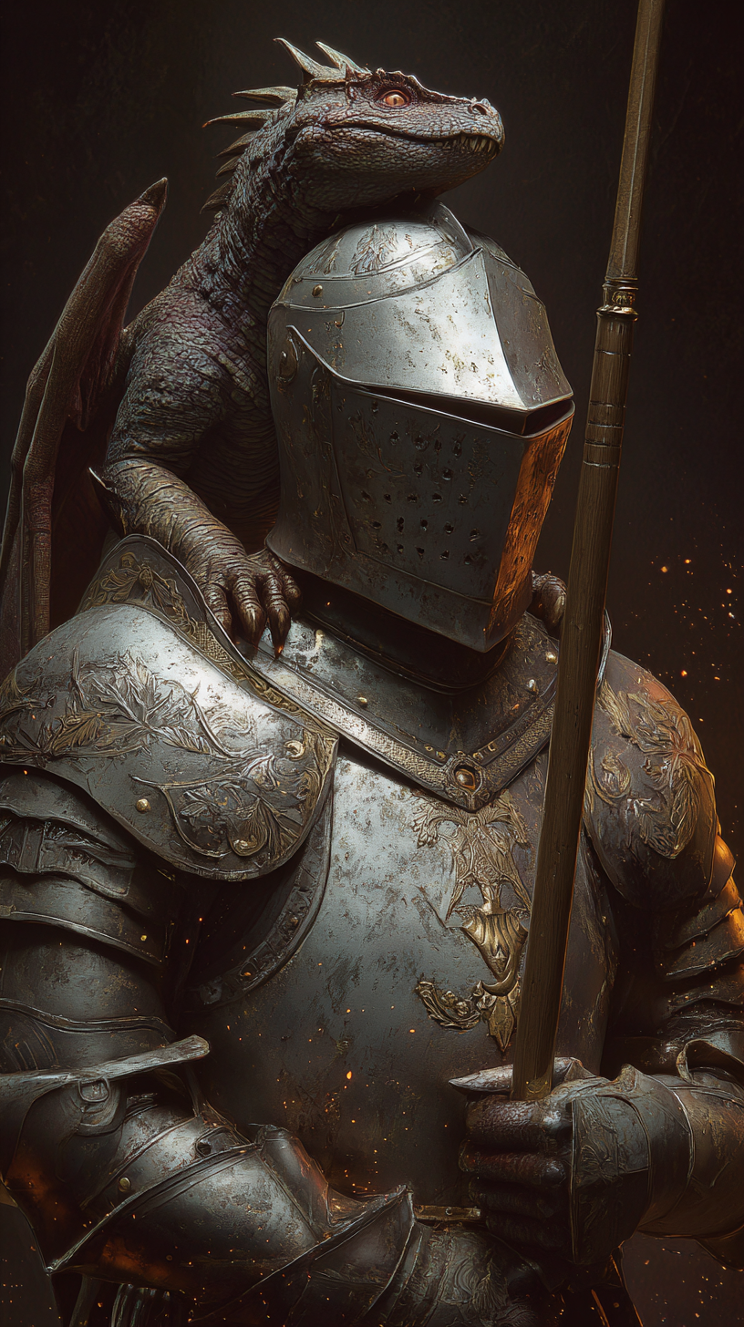 fond d'écran Chevalier iphone 16 pro max télécharger gratuit