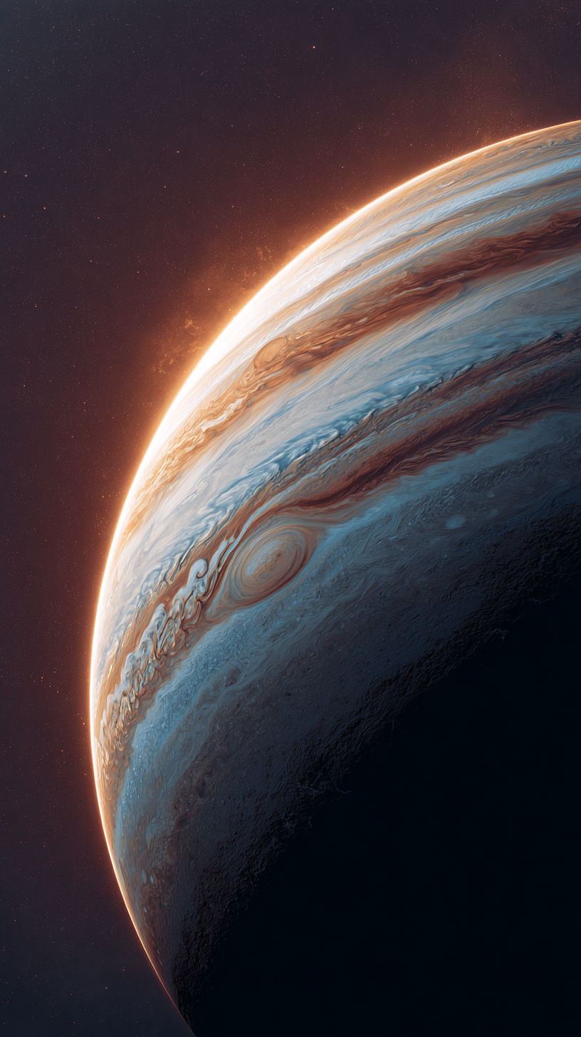 fond d'écran Jupiter téléphone Google télécharger gratuit