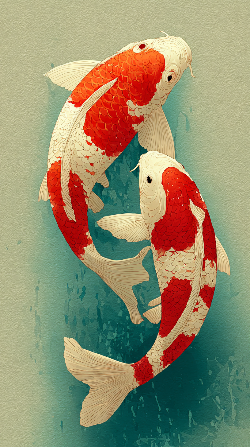 fond d'écran Koï téléphone Motorola gratuit