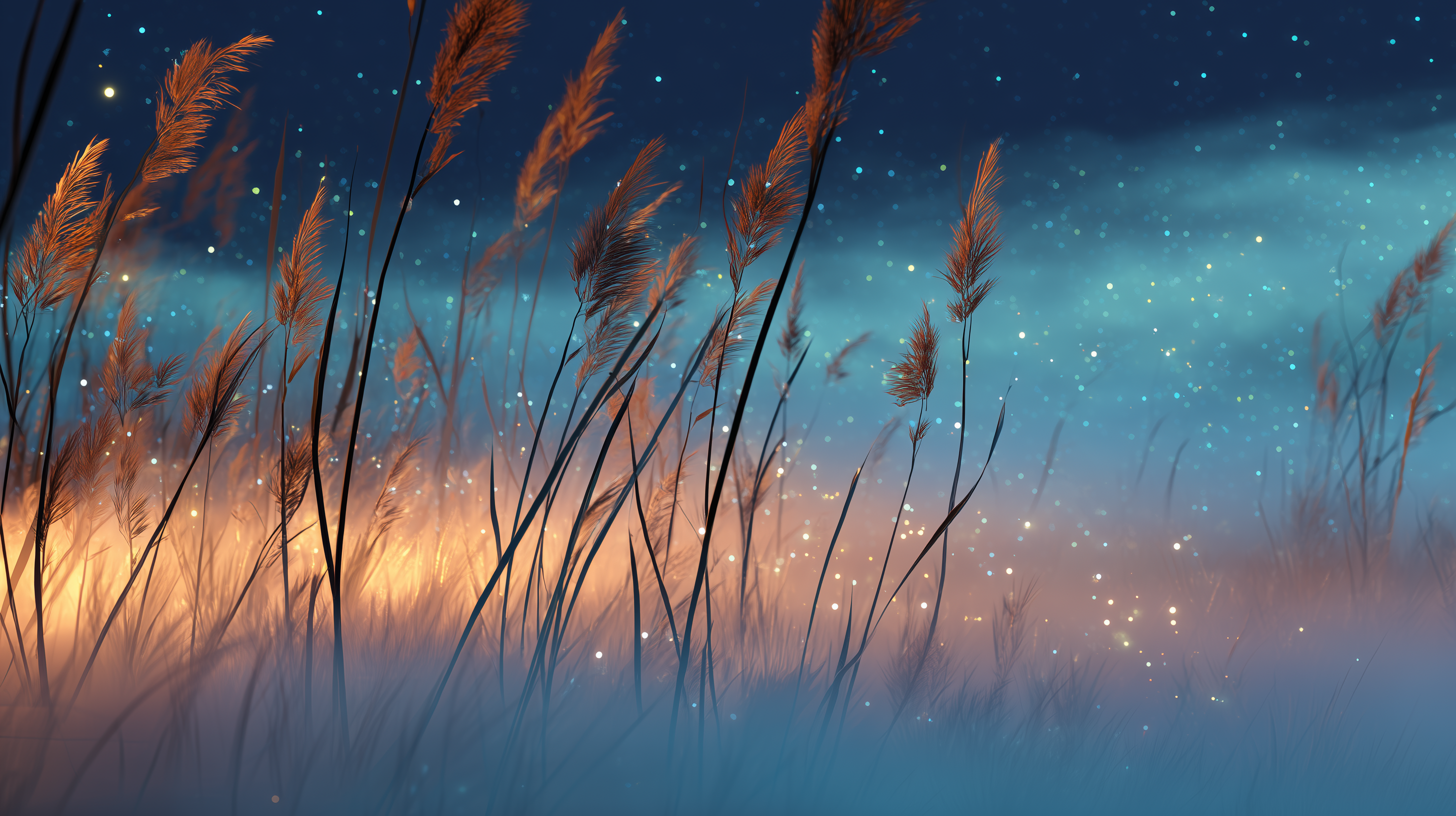 fond d'écran roseau windows 11 hd téléchargement gratuit