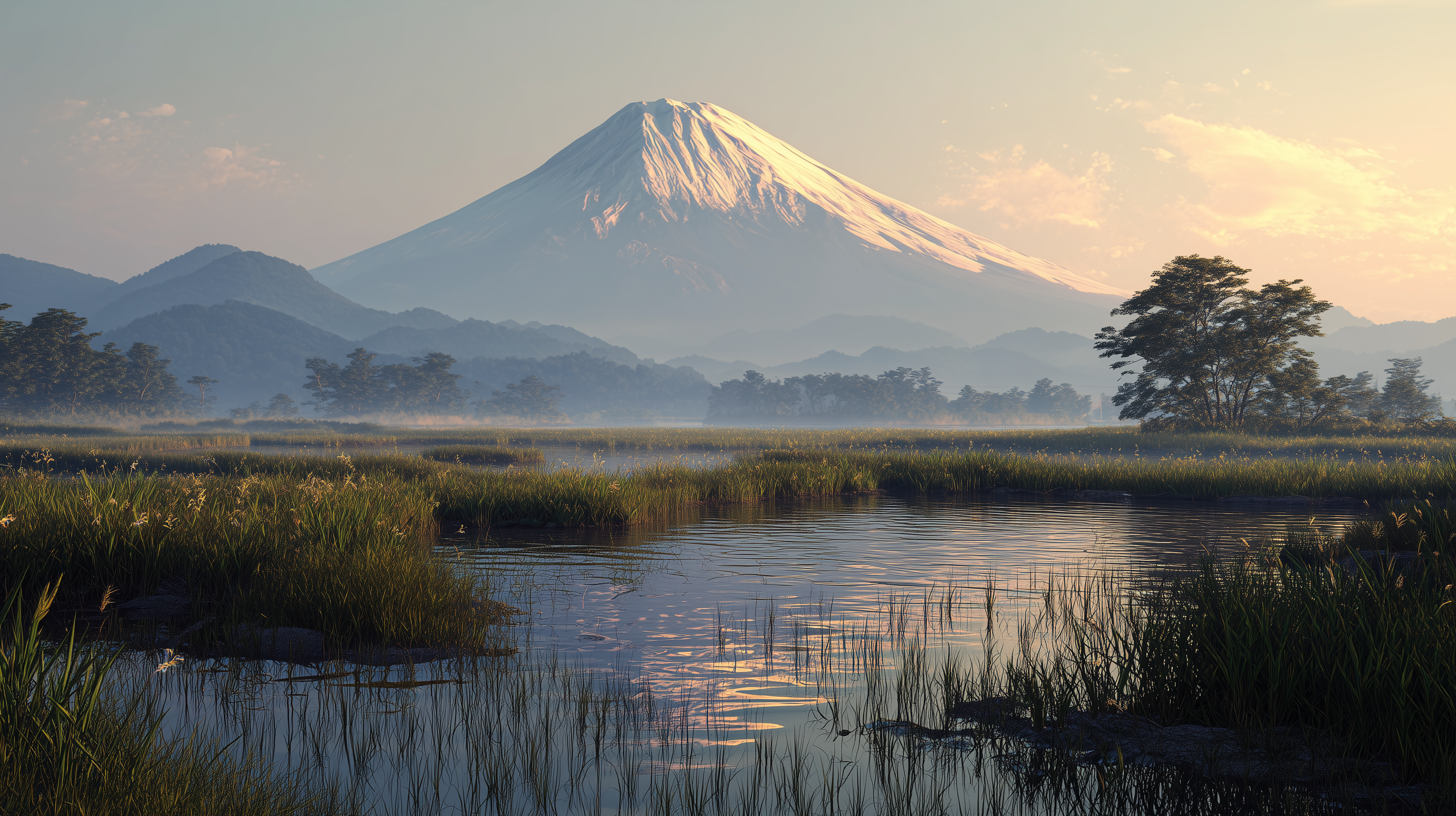 fond d'écran Mont Fuji windows téléchargement gratuit