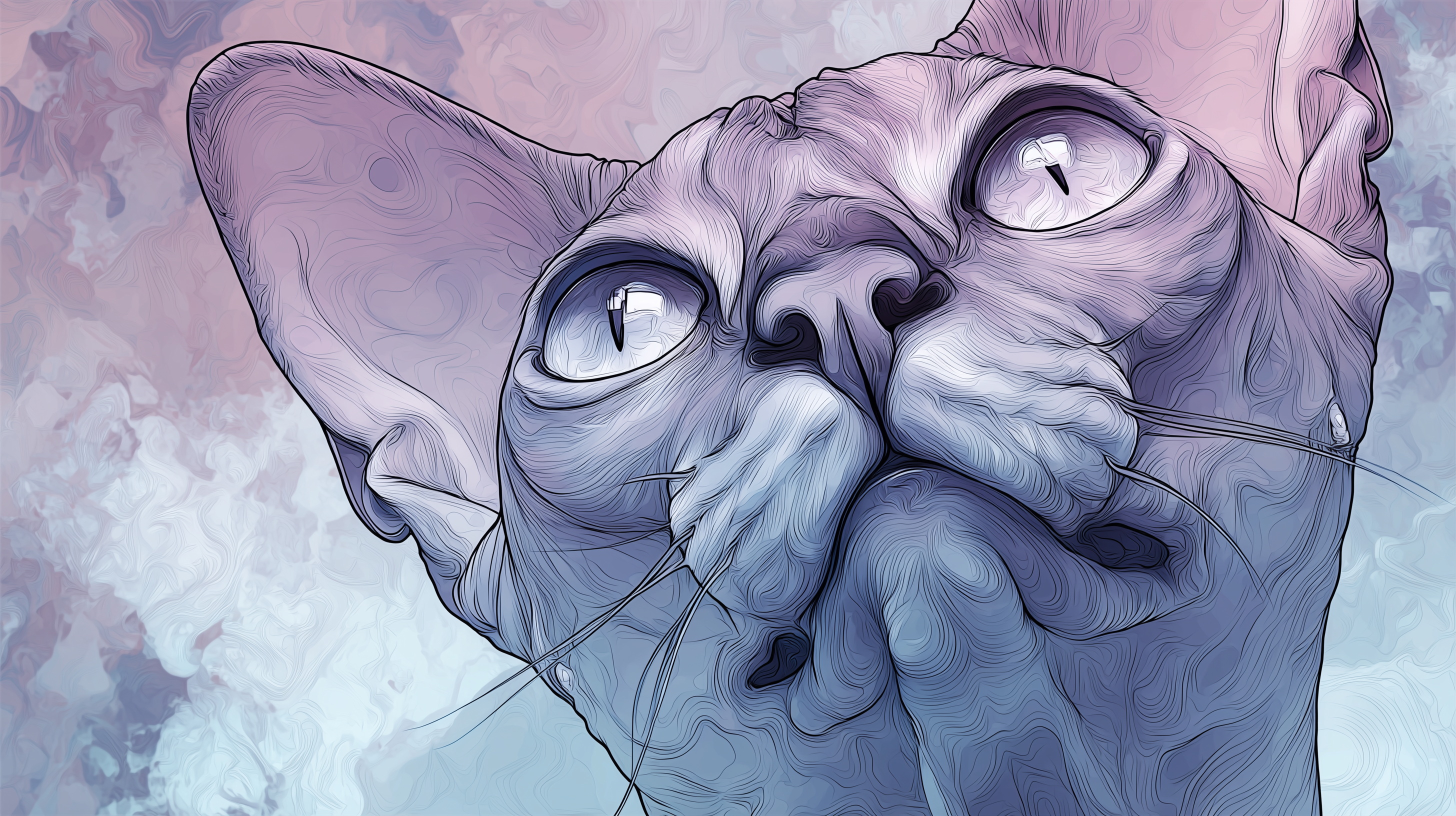 fond d'écran Sphynx pc windows téléchargement gratuit