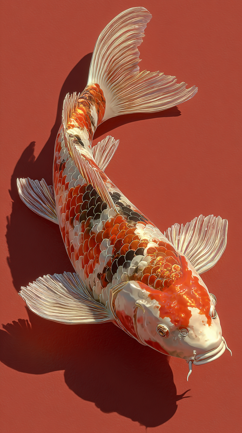 iphone fond d'écran Koï kawaii télécharger gratuit