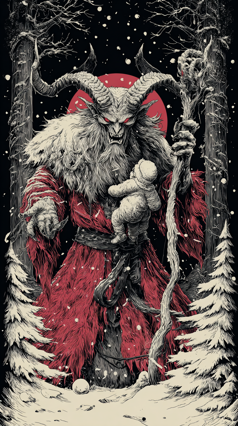 fond d'écran Krampus téléphone Motorola gratuit