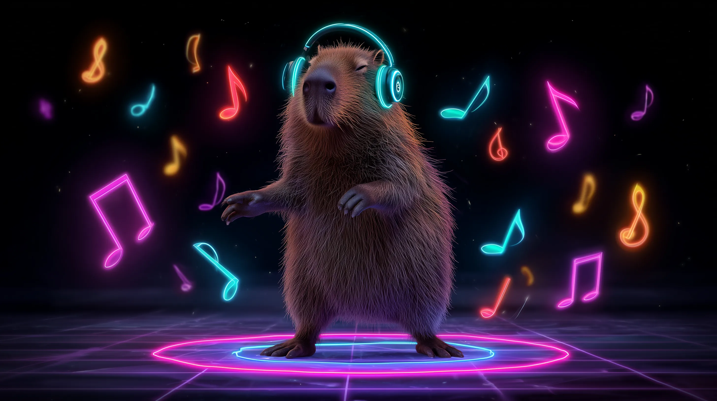 fond d'écran Capybara updated 5120x1440 téléchargement gratuit