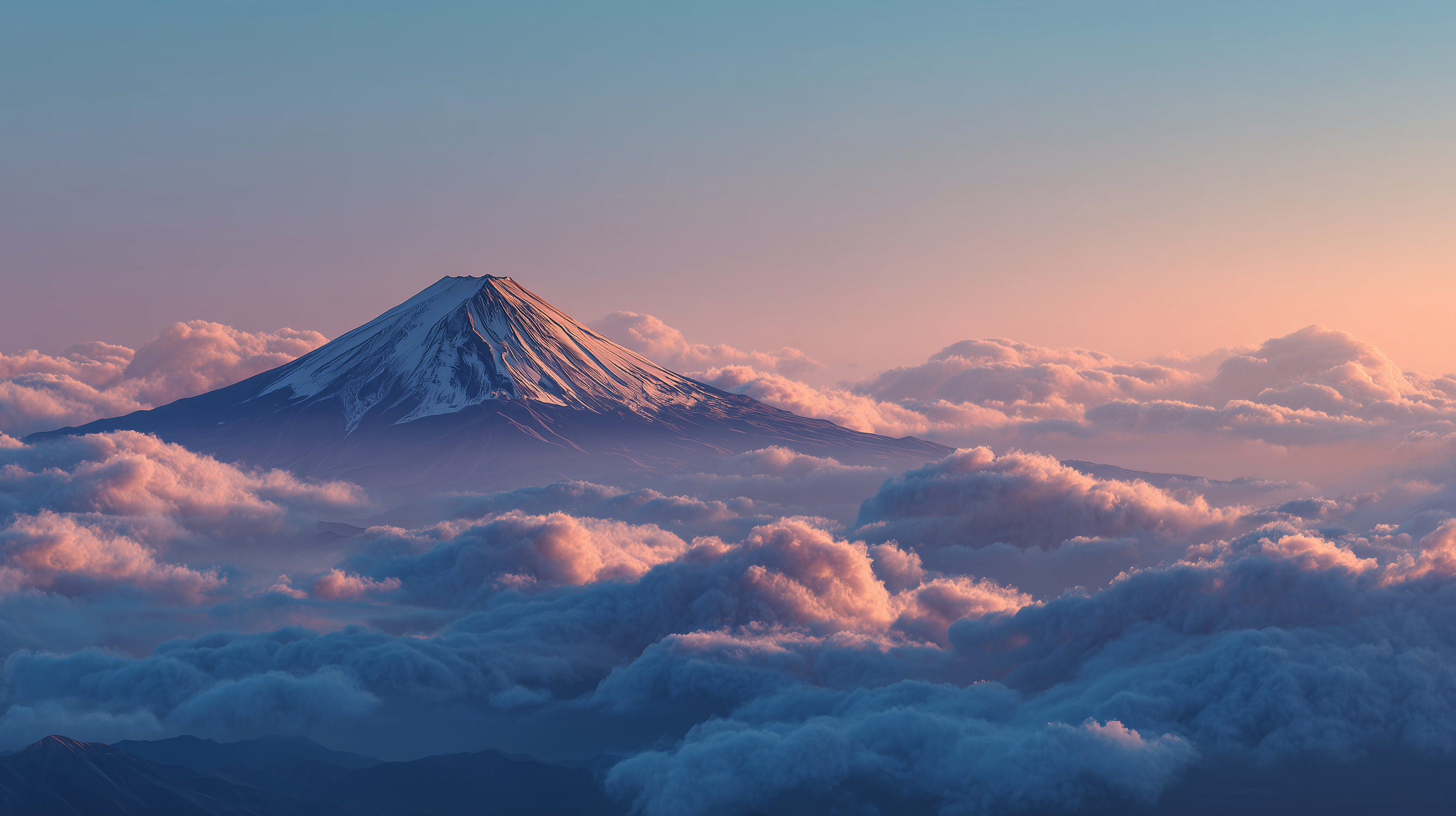 fond d'écran Mont Fuji 8k téléchargement gratuit