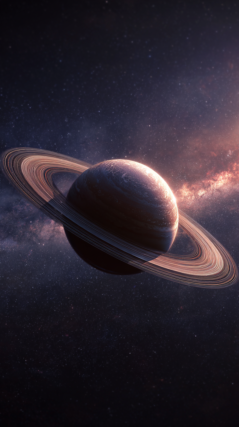 photo fond d'écran Saturne iphone gratuit