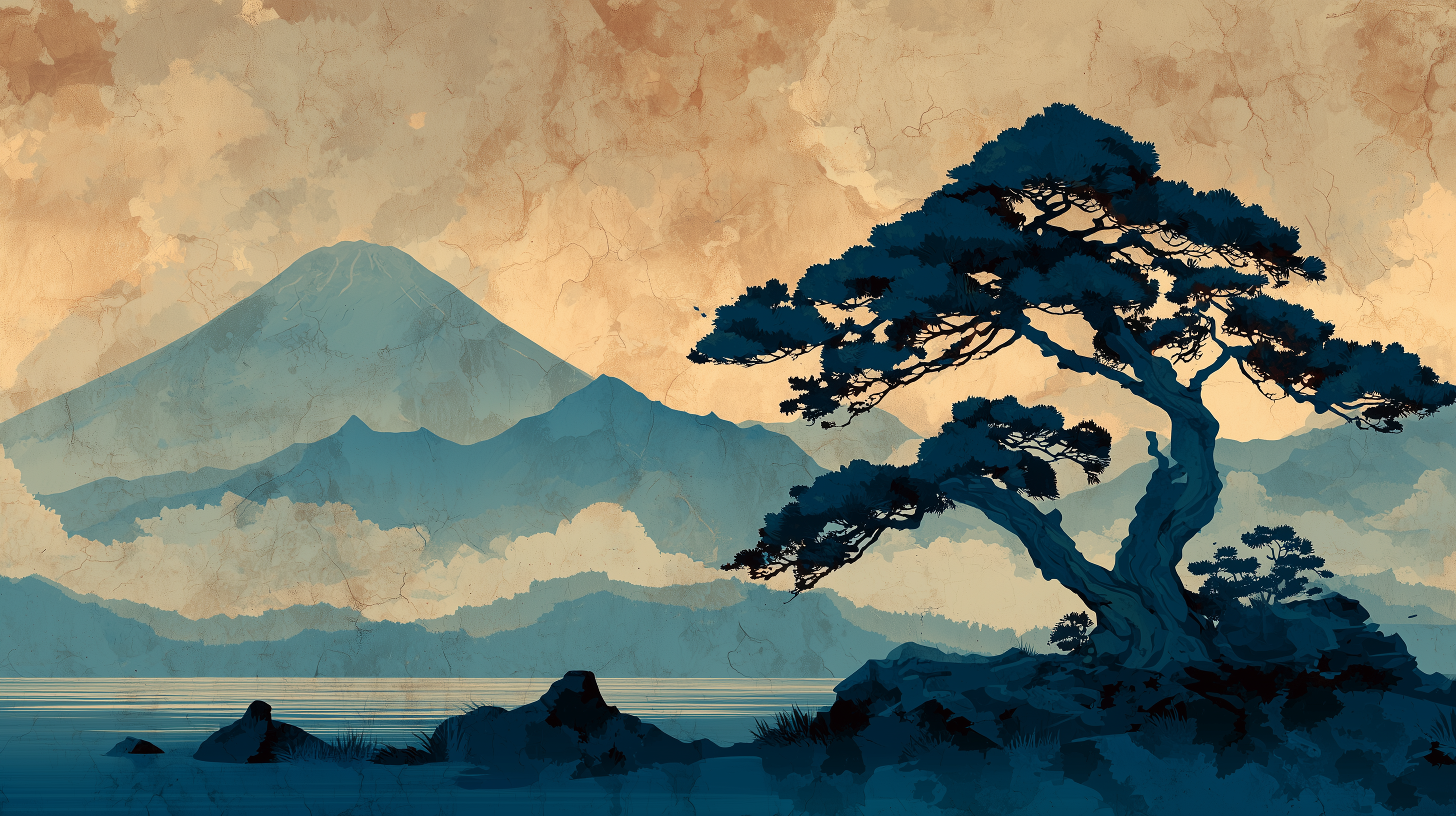 fond d'écran Mont Fuji Apple téléchargement gratuit