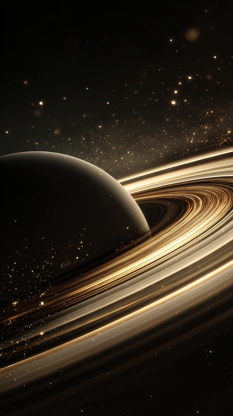 fond d'écran Saturne téléphone Realme gratuit