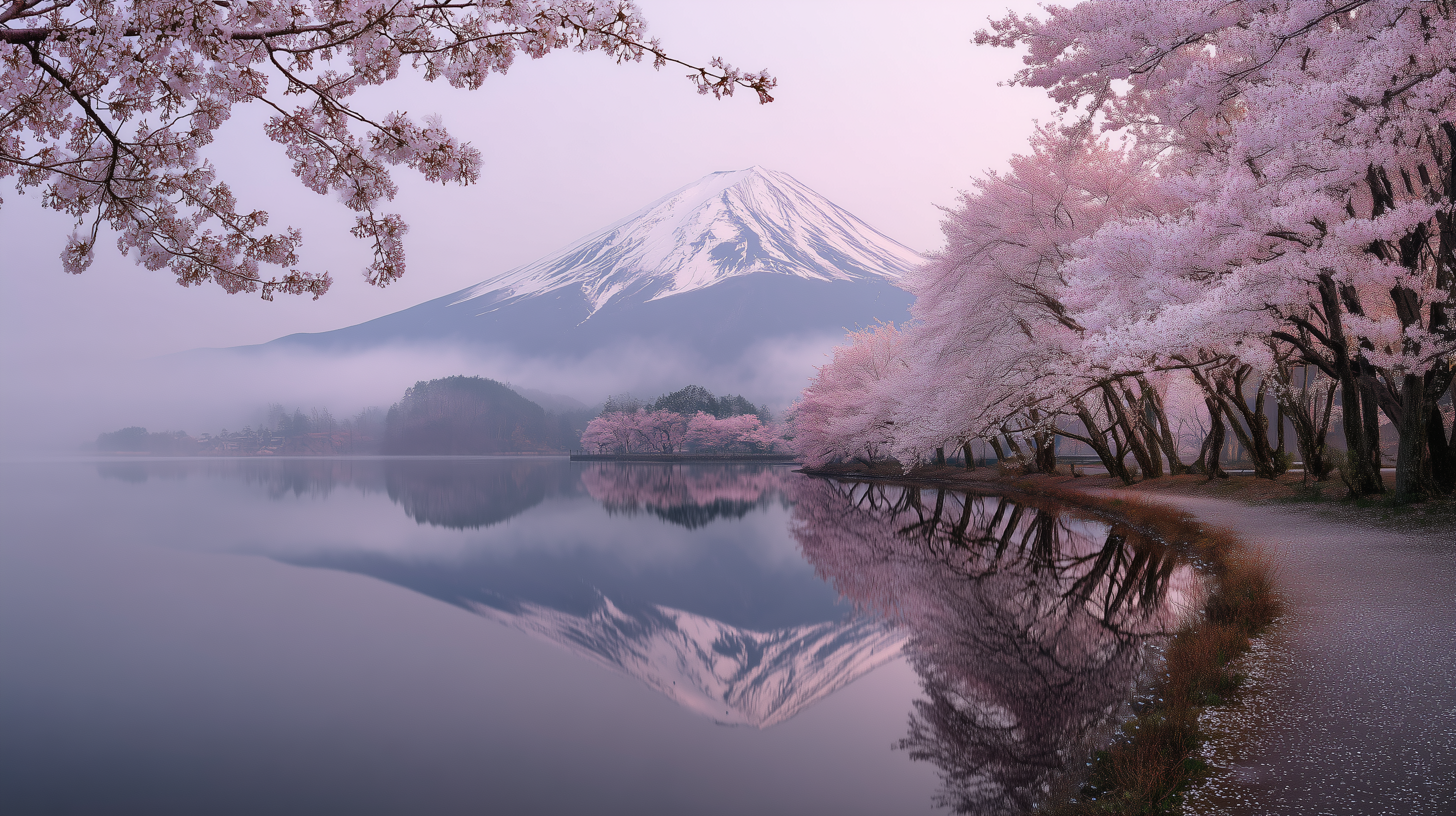 fond d'écran Mont Fuji hp 4k téléchargement gratuit