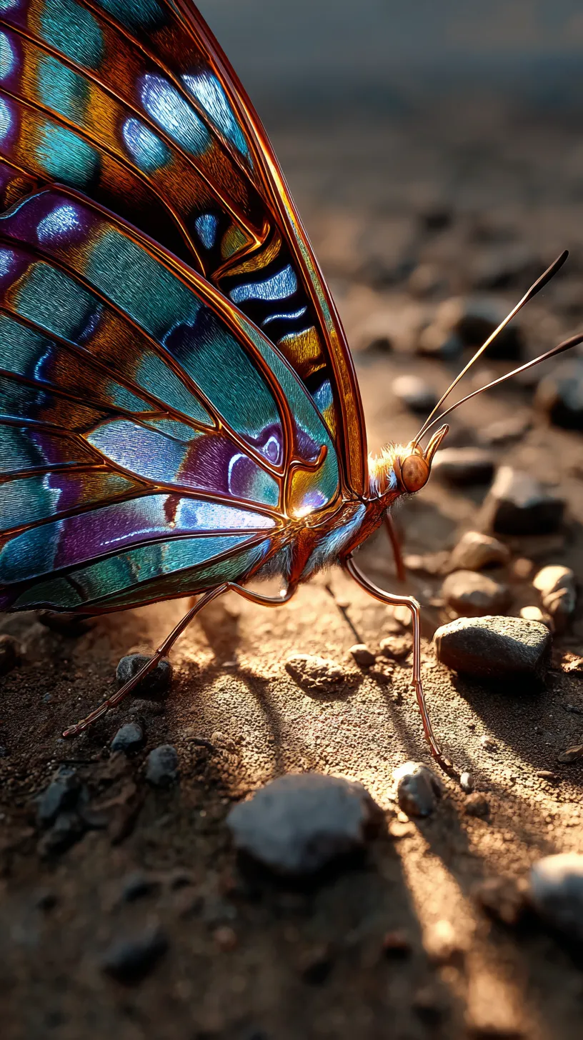 fond d'écran Papillon updated téléphone Realme gratuit