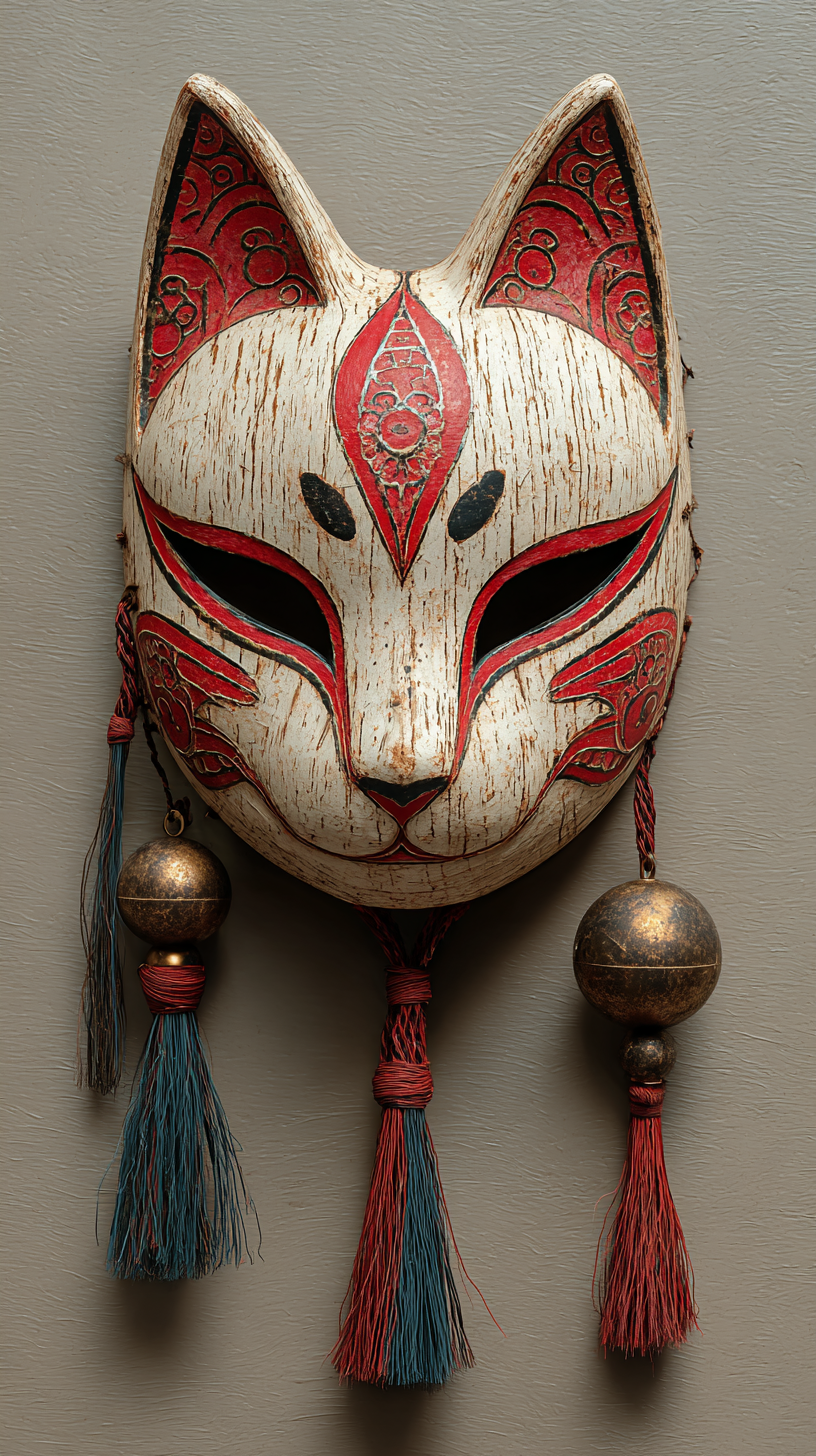 fond d'écran Masque japonais gratuit pour tablette android télécharger haute qualité