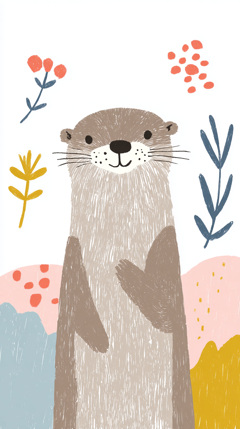 fond d'écran Loutre android télécharger gratuit