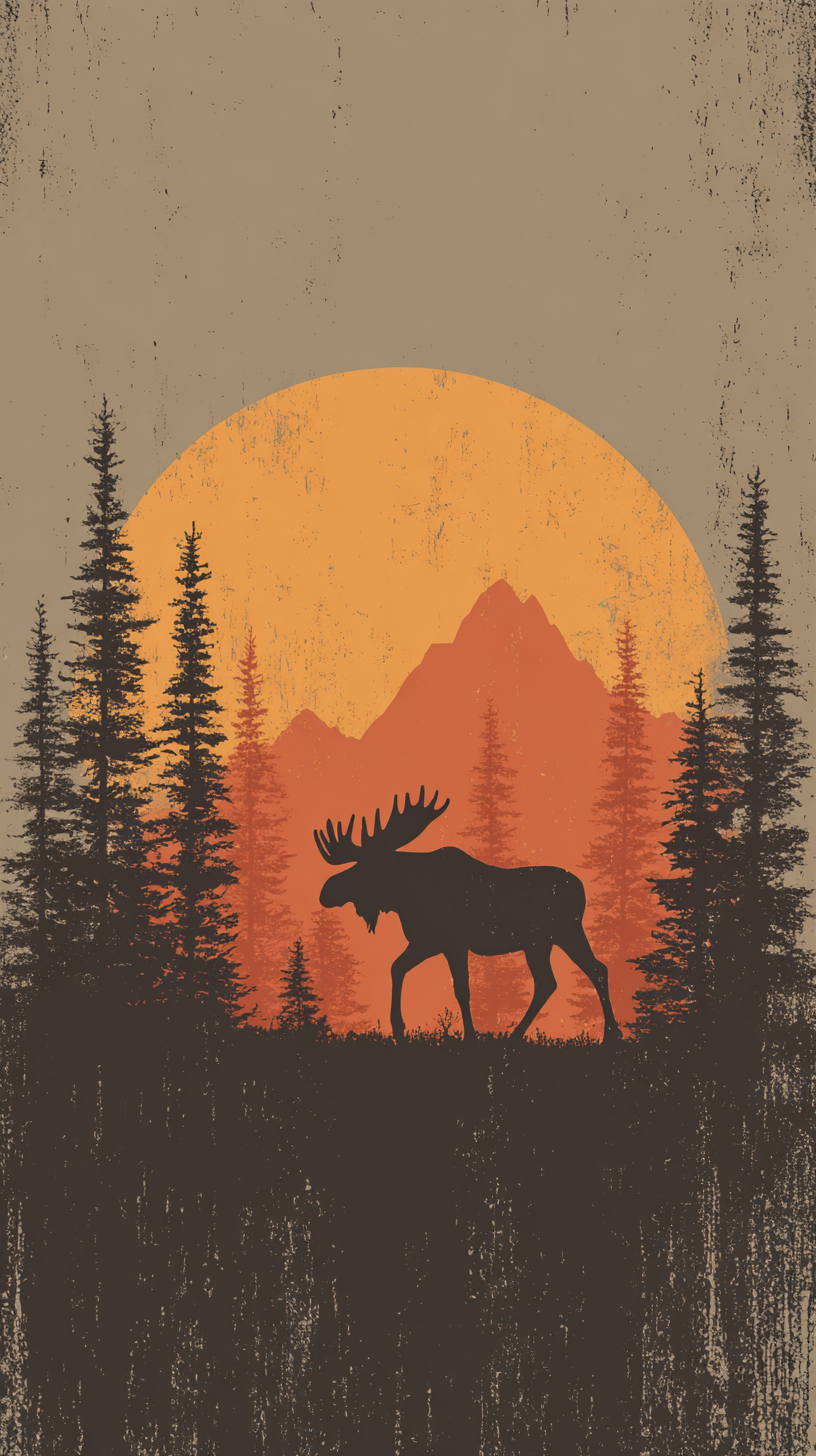 fond d'écran Alces alces iphone 17 air gratuit