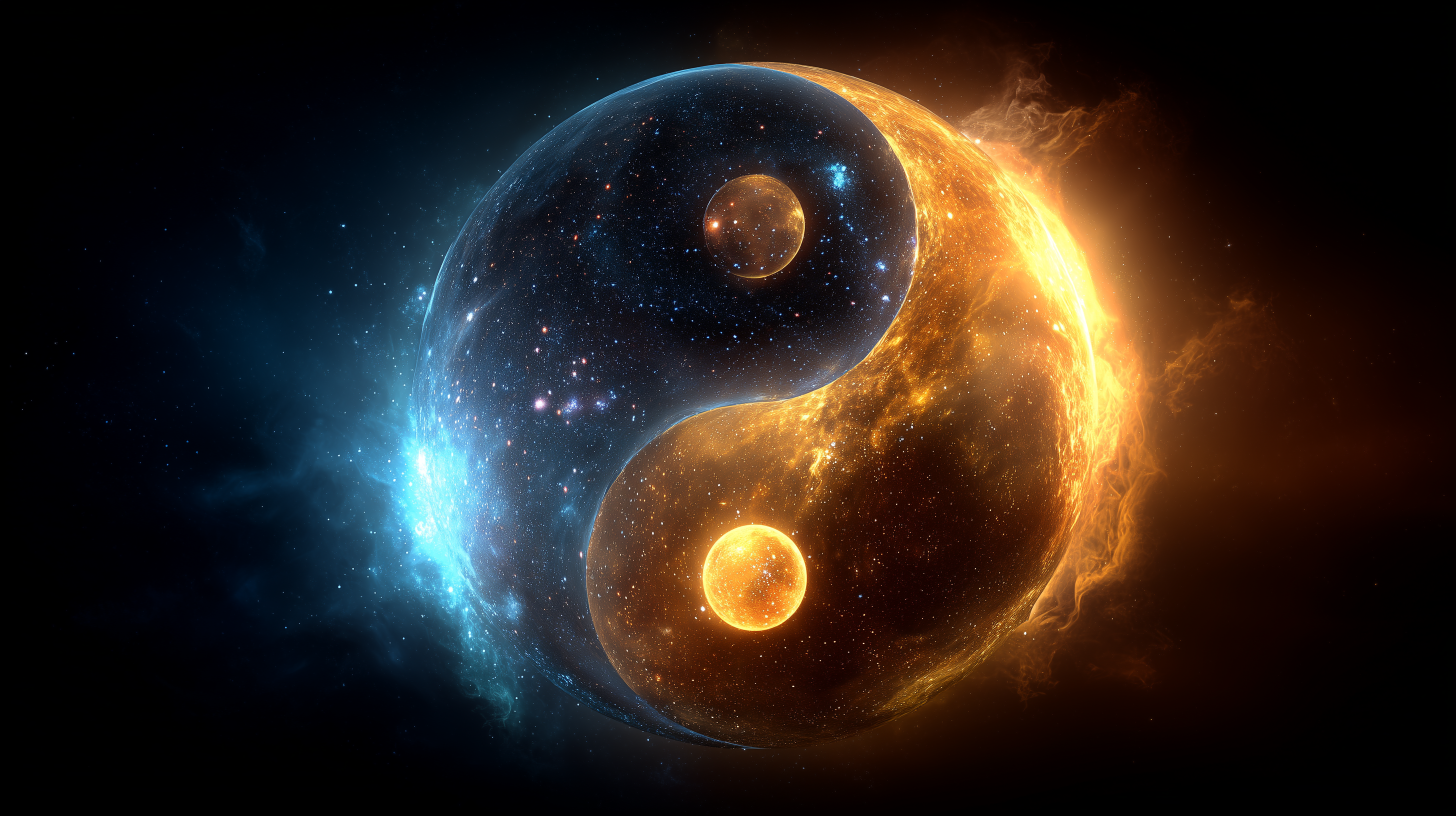 windows 11 fond d'écran Yin et yang téléchargement gratuit