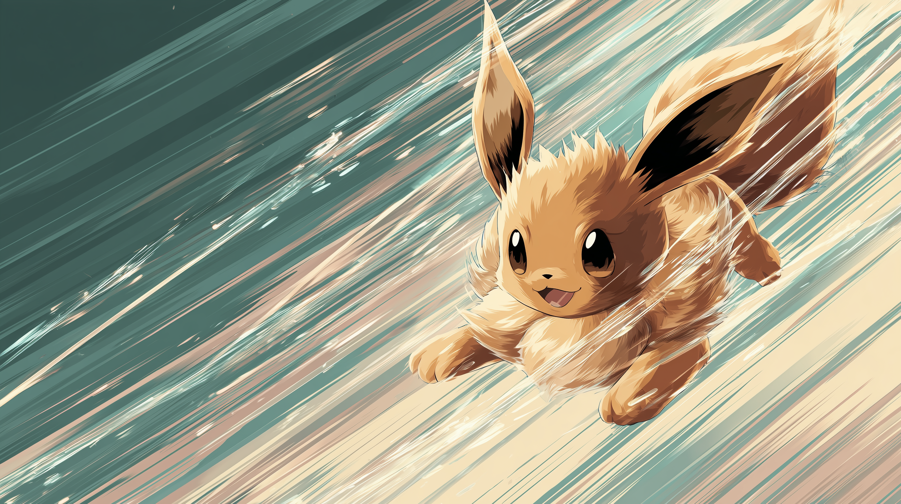 fond d'écran Eevee 16:9 hd téléchargement gratuit