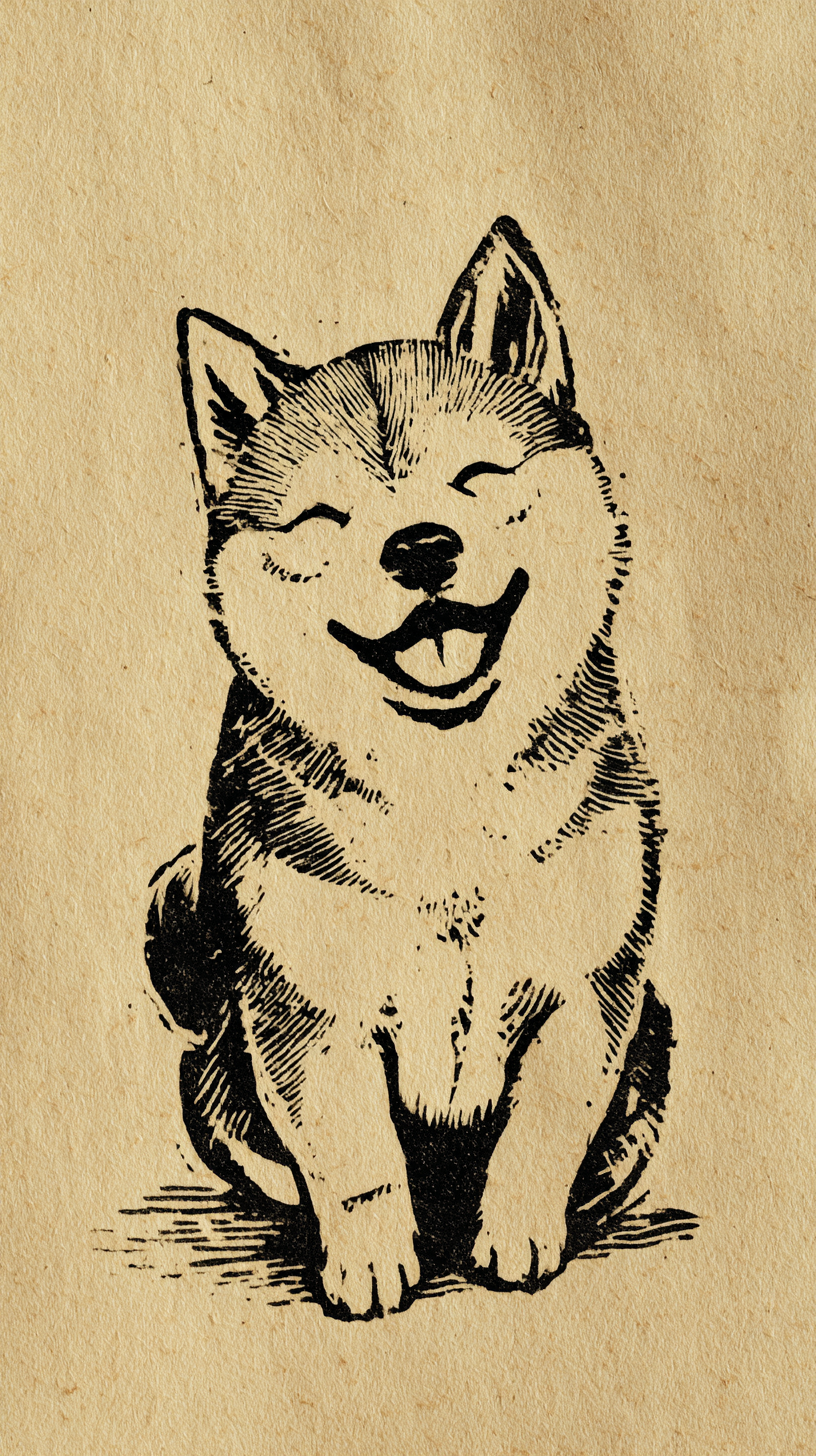 fond d'écran Shiba inu iphone 16e gratuit