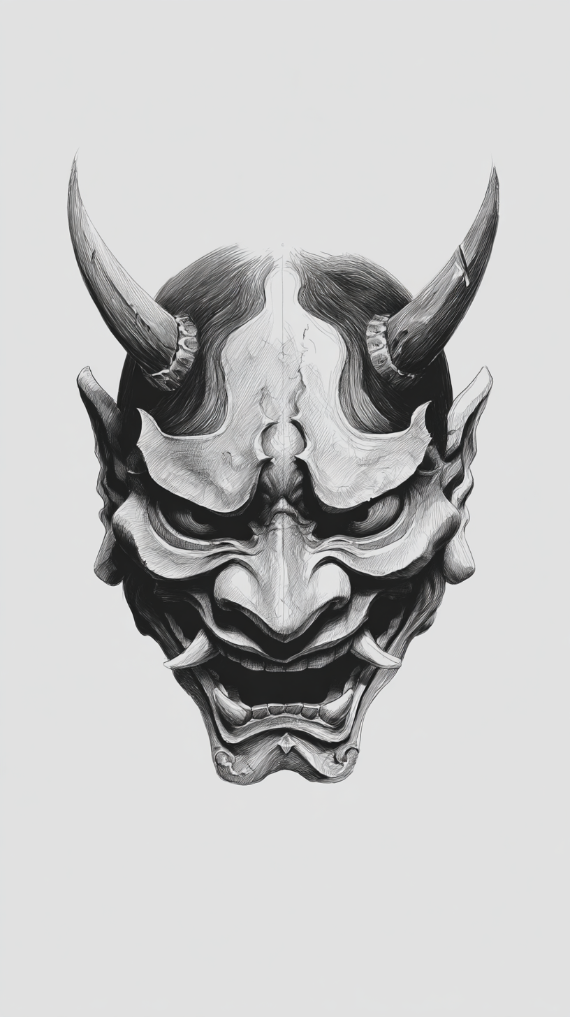 fond d'écran Masque japonais iphone 7 télécharger gratuit