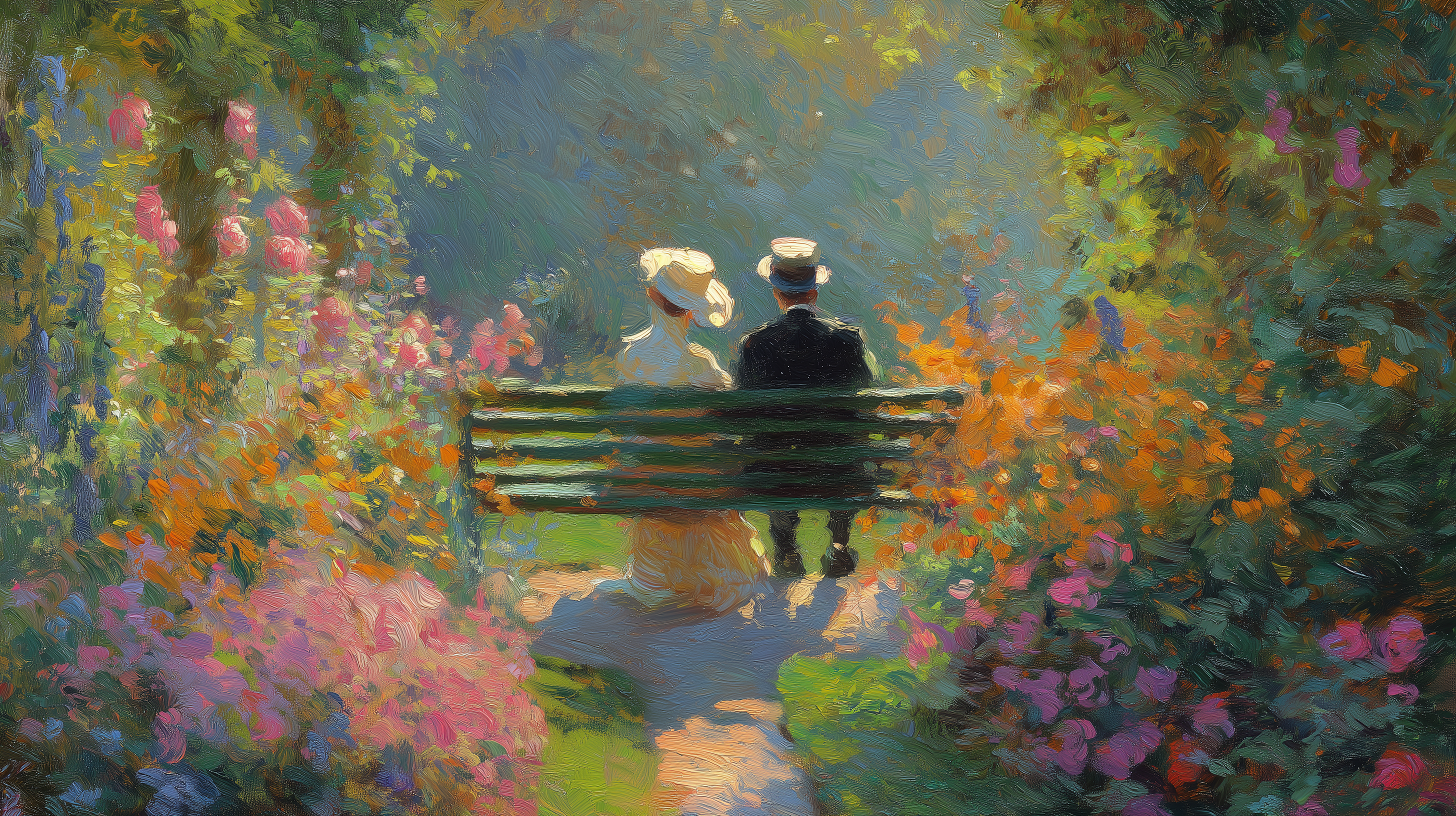 fond d'écran Claude Monet pc ultra hd 3840x2160 téléchargement gratuit