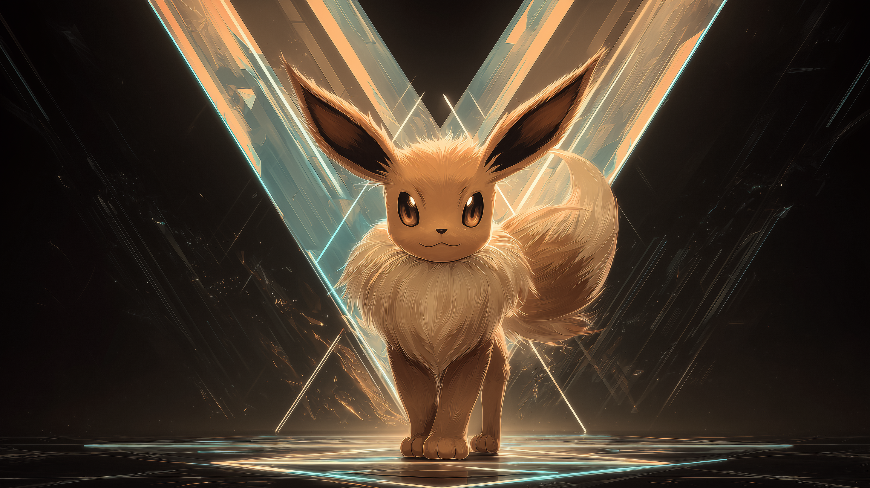 fond d'écran Eevee pc 3440x1440 téléchargement gratuit