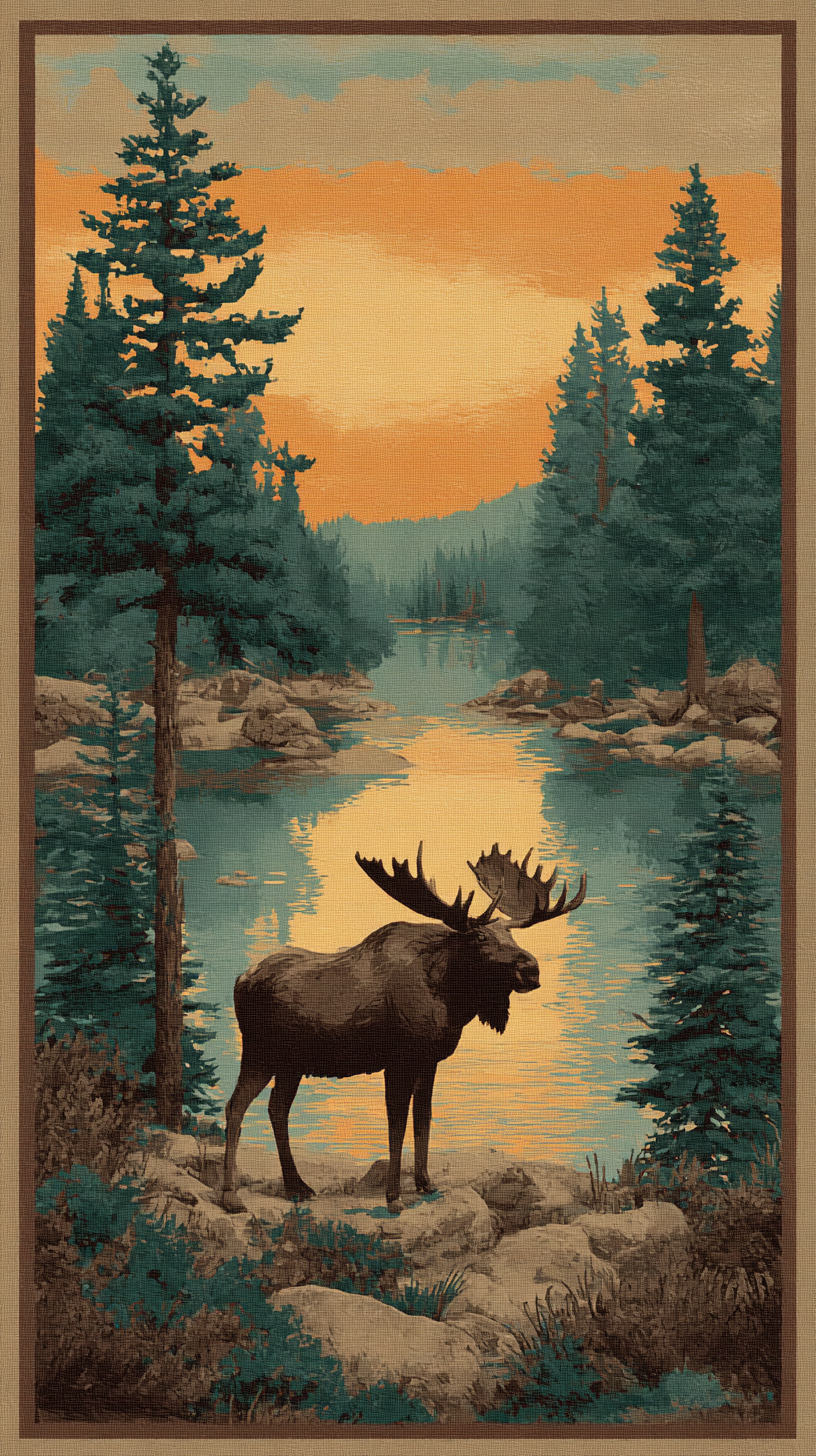 fond d'écran Alces alces téléphone samsung gratuit télécharger gratuit