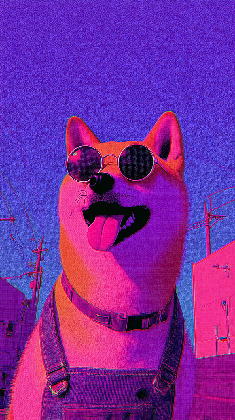 fond d'écran Shiba inu téléphone Google télécharger gratuit