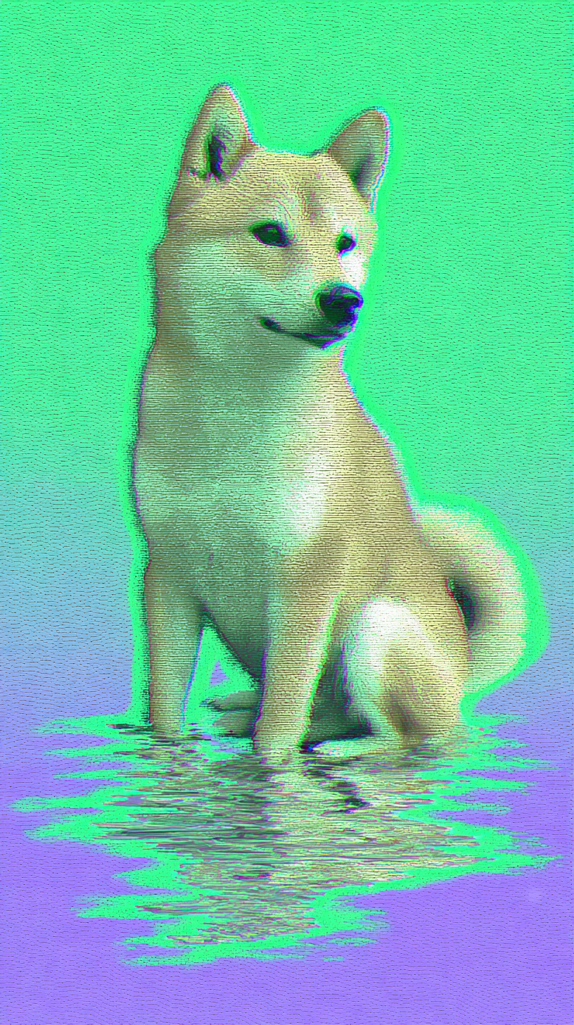 iphone fond d'écran Shiba inu kawaii gratuit