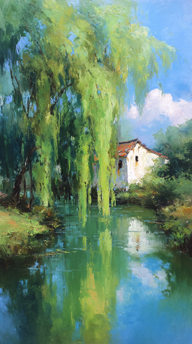 fond d'écran Saule xiaomi gratuit