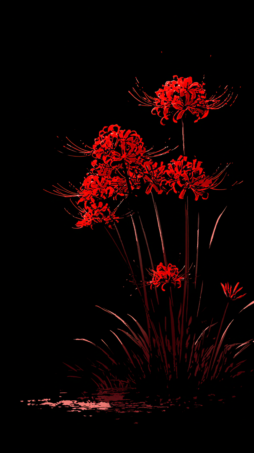 fond d'écran Lycoris radiata téléphone Oppo gratuit