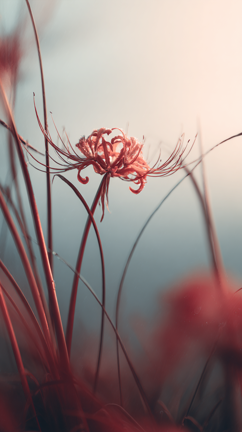 fond d'écran Lycoris radiata téléphone Nokia gratuit