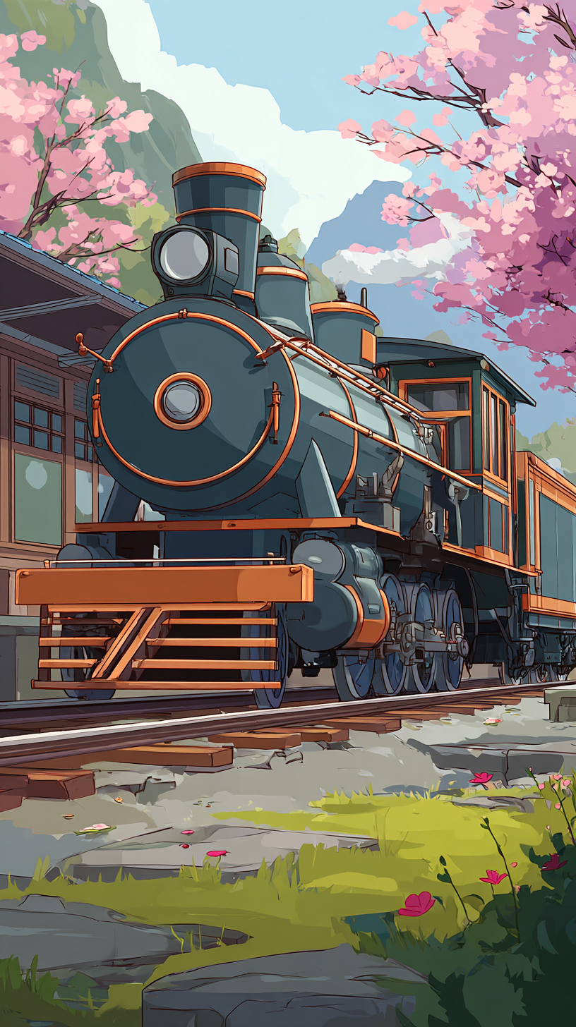 fond d'écran Train pour iphone télécharger gratuit