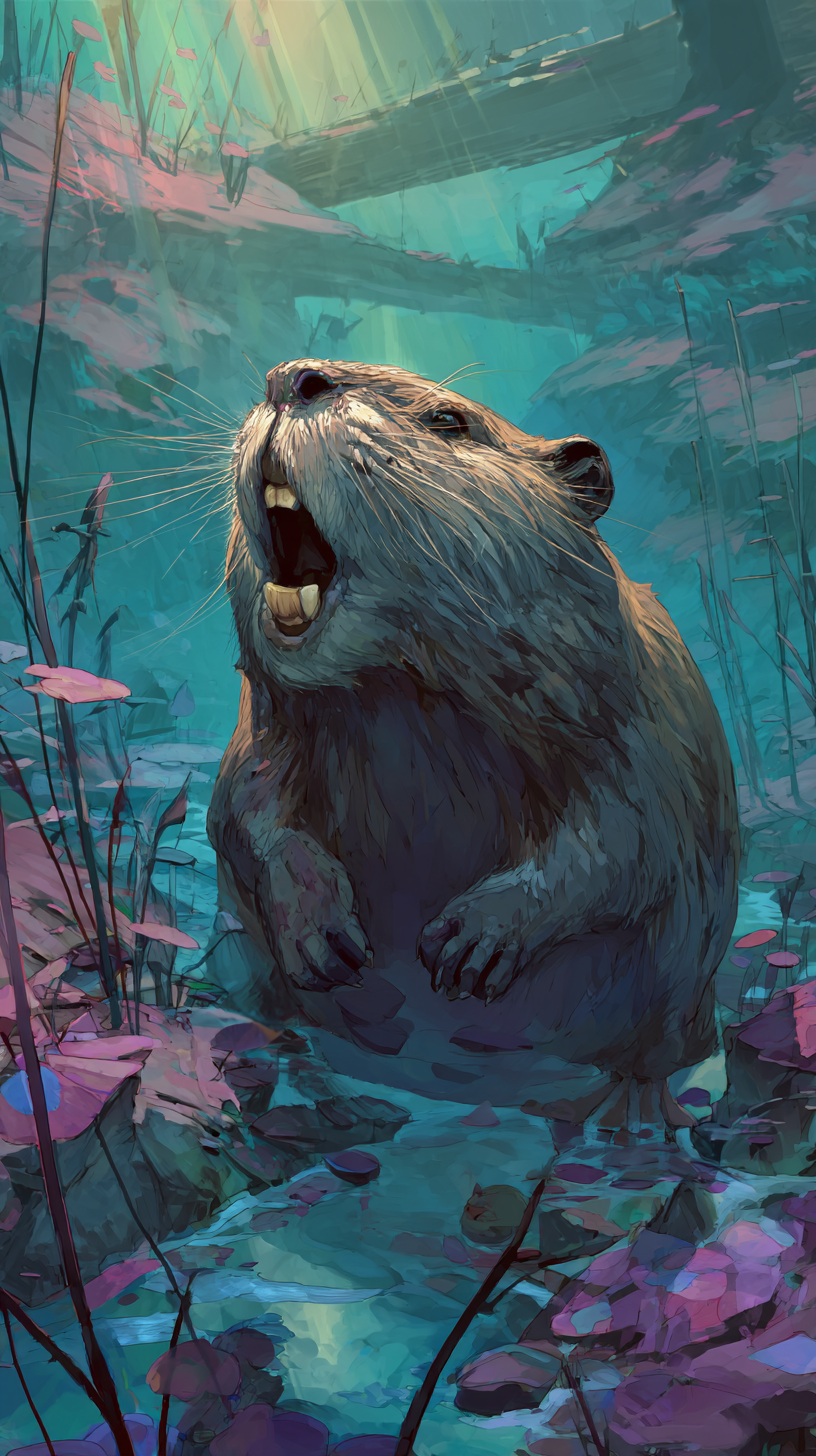 fond d'écran Castor téléphone Sony gratuit