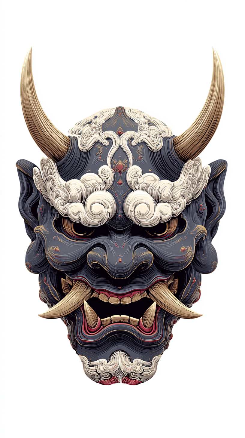 fond d'écran Masque japonais téléphone gratuit sans filigrane