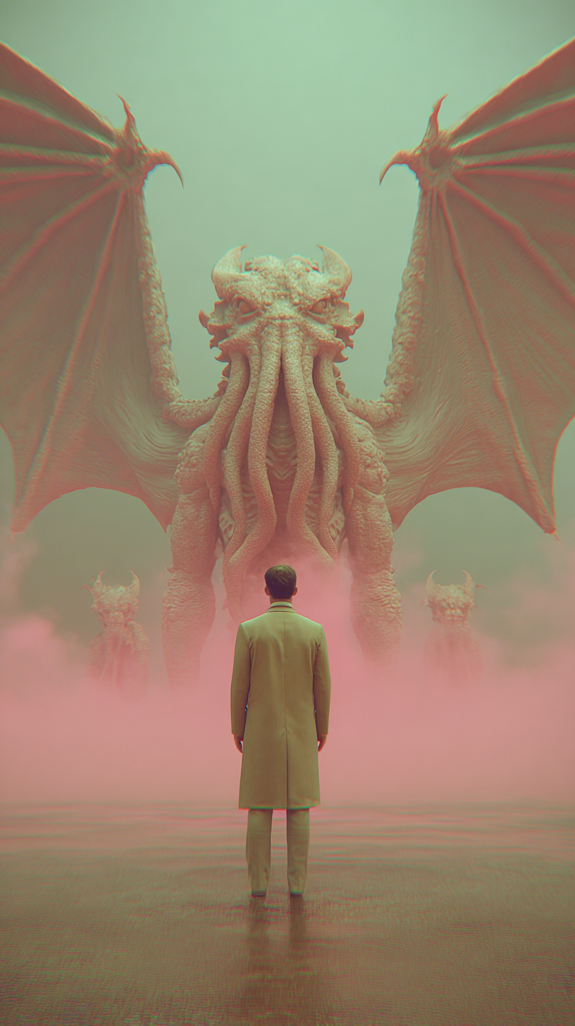 iphone fond d'écran Cthulhu kawaii gratuit