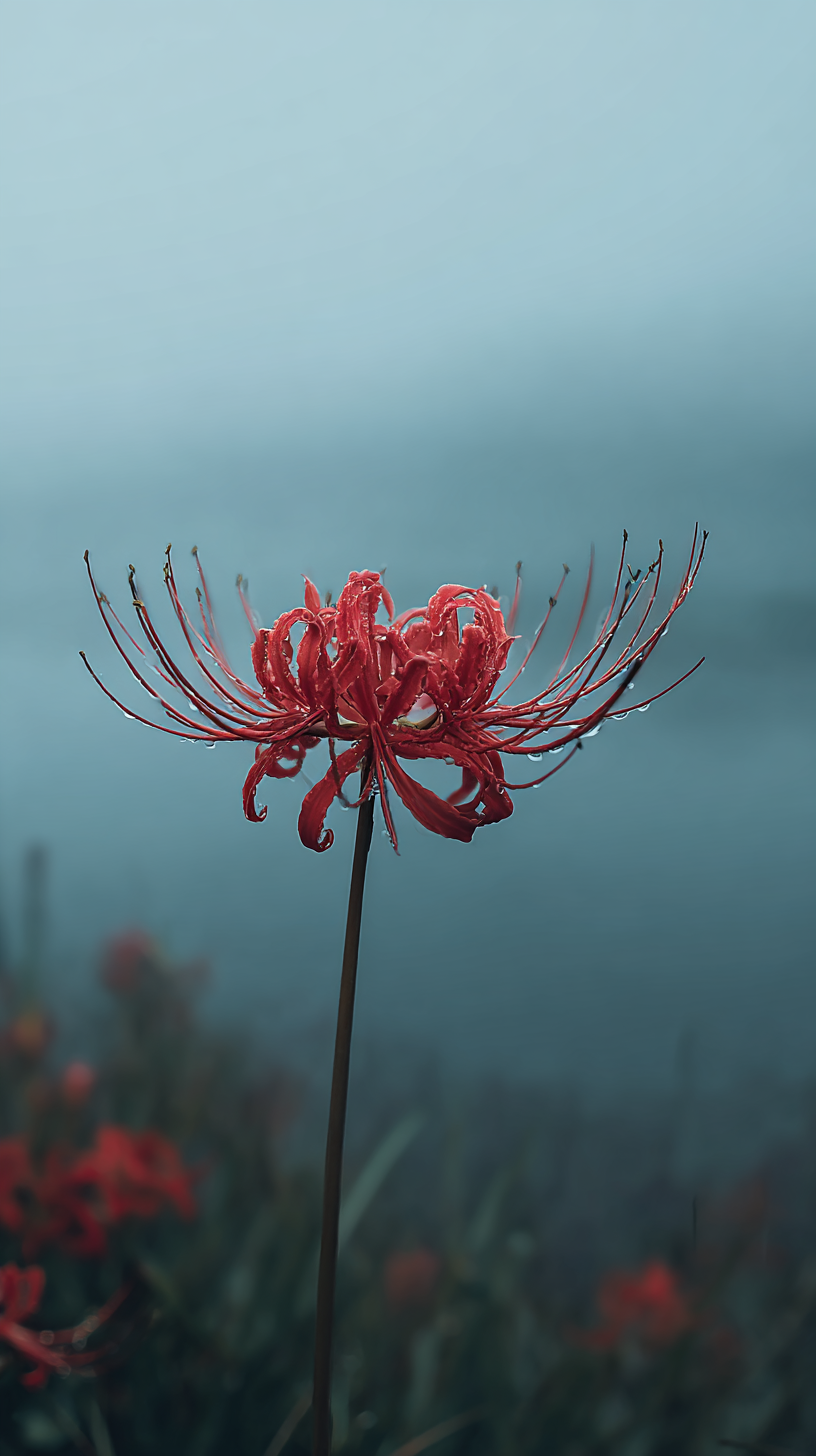 fond d'écran Lycoris radiata iphone 16 pro gratuit