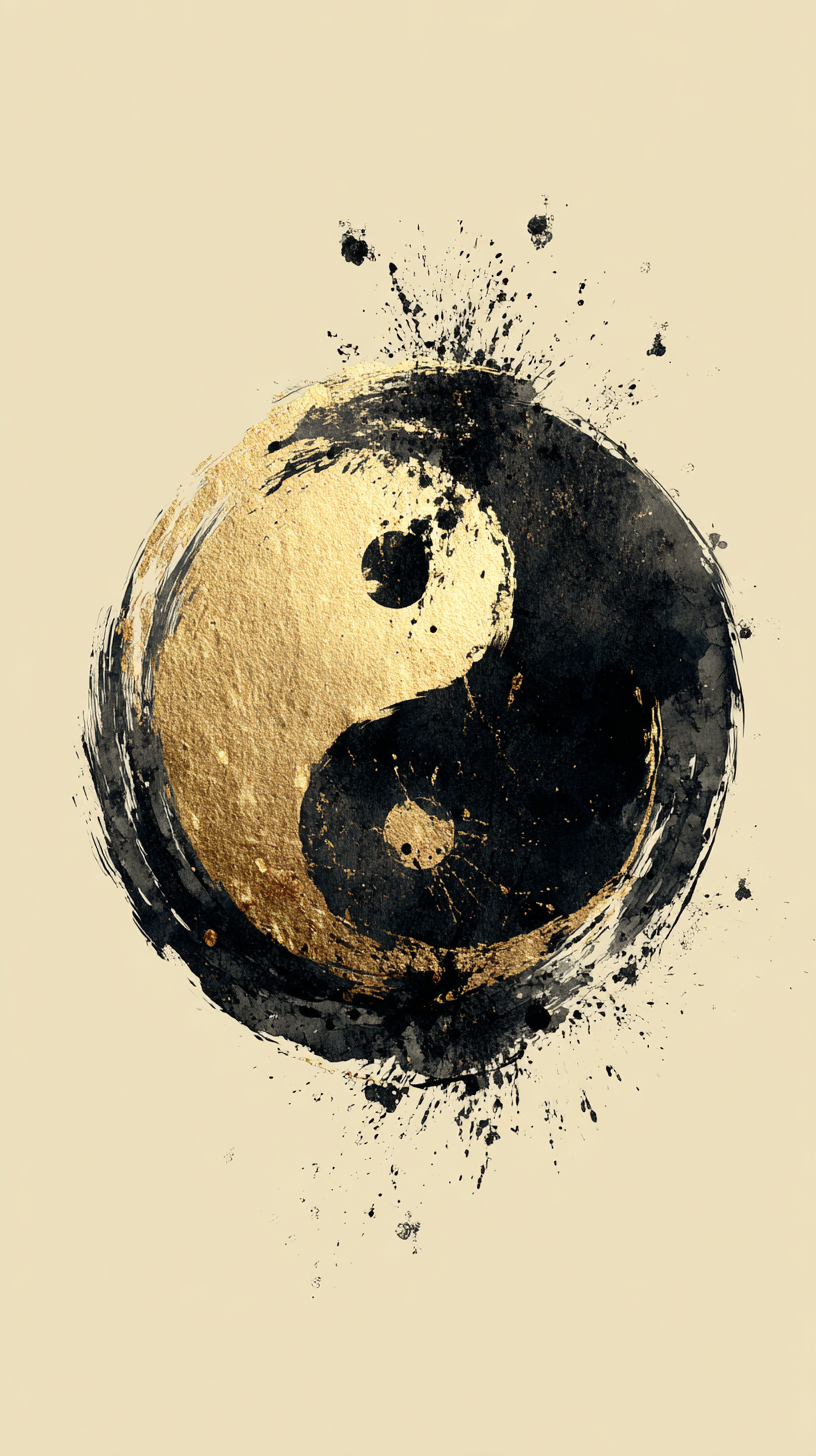 fond d'écran Yin et yang gratuit pour tablette android télécharger haute qualité