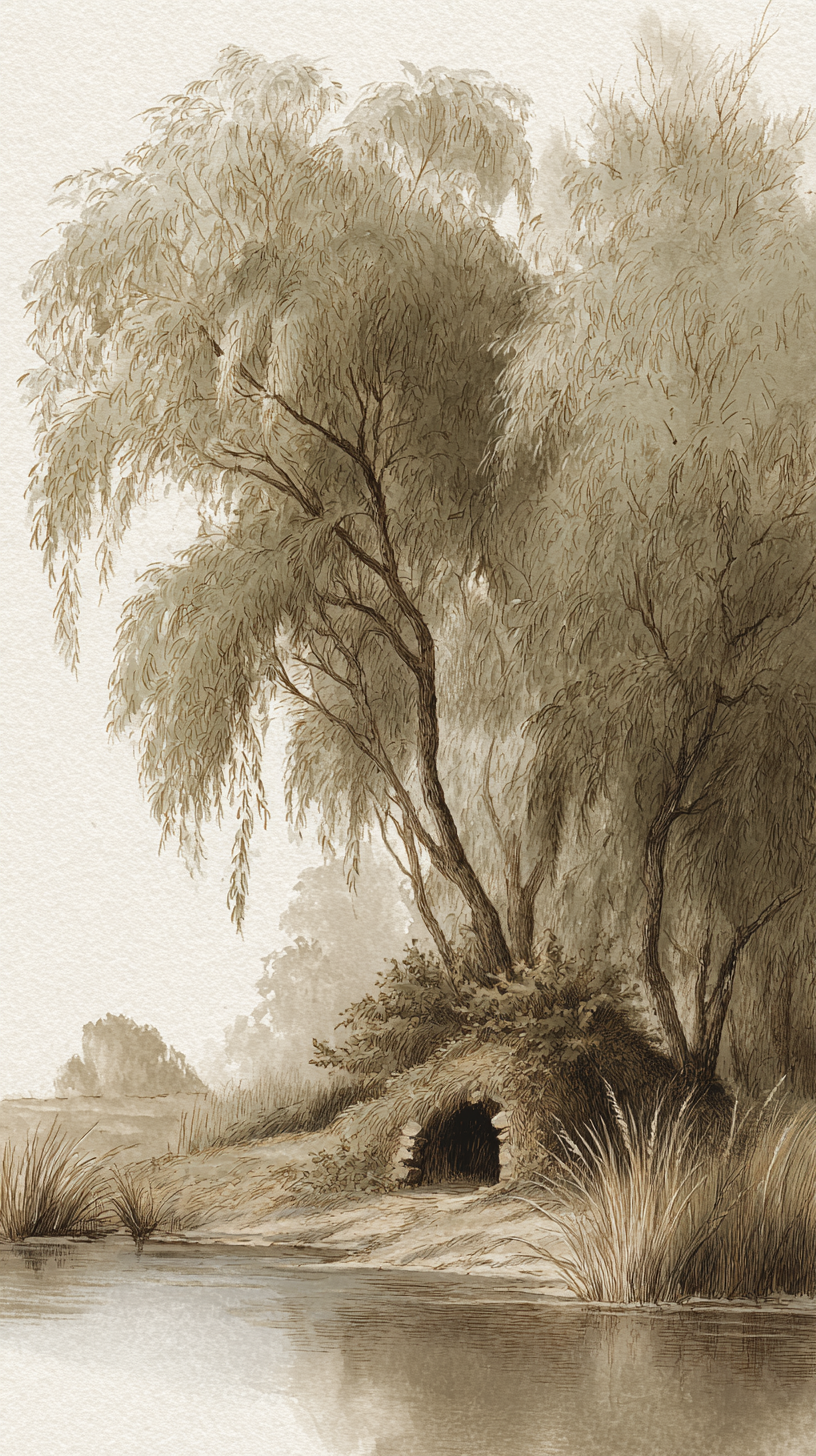 photo fond d'écran Saule iphone télécharger gratuit