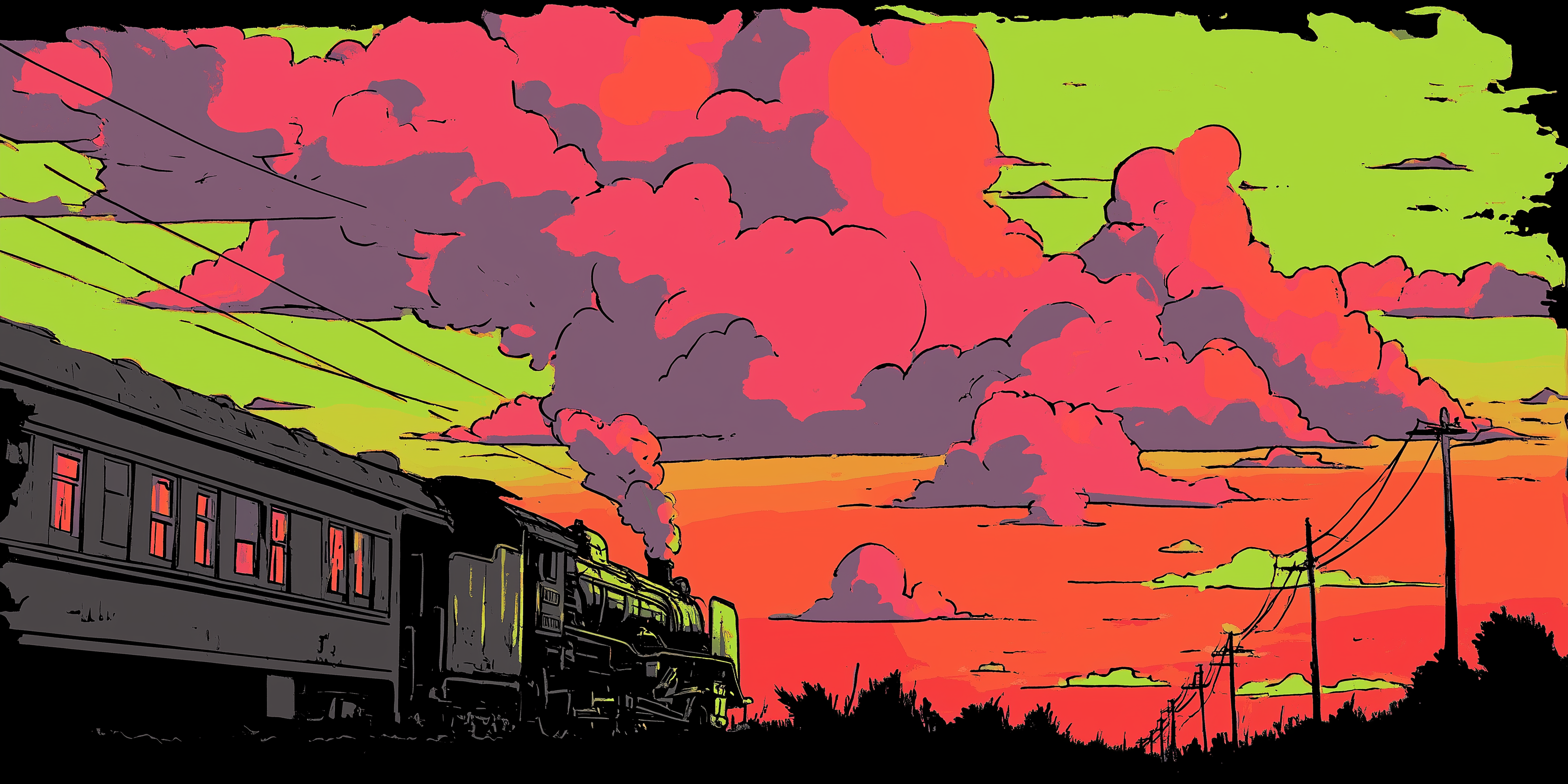 fond d'écran Train mac téléchargement gratuit