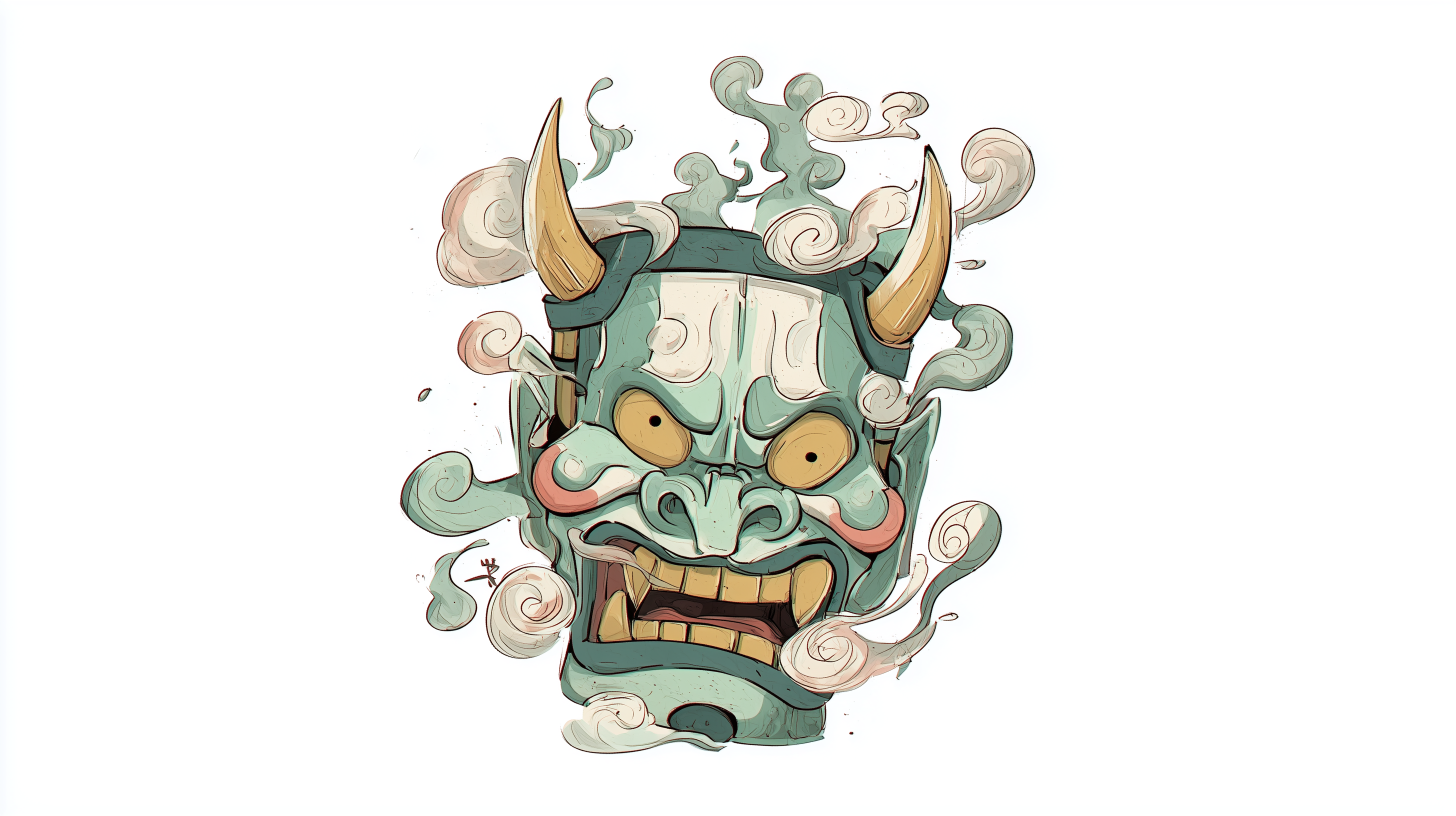 fond d'écran Masque japonais 2560x1440 téléchargement gratuit