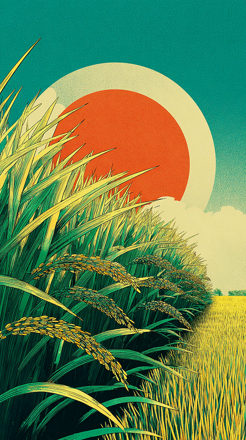 fond d'écran Rizière téléphone Nokia télécharger gratuit